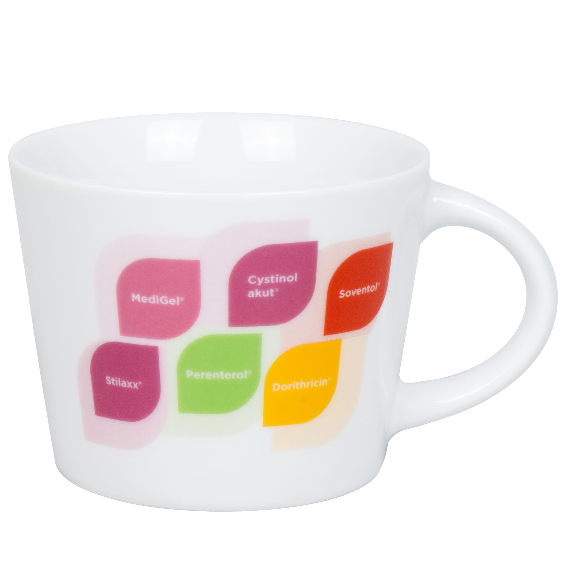 Tasse aus Porzellan kratzfest mit grossem Henkel Made in Germany 420 ml