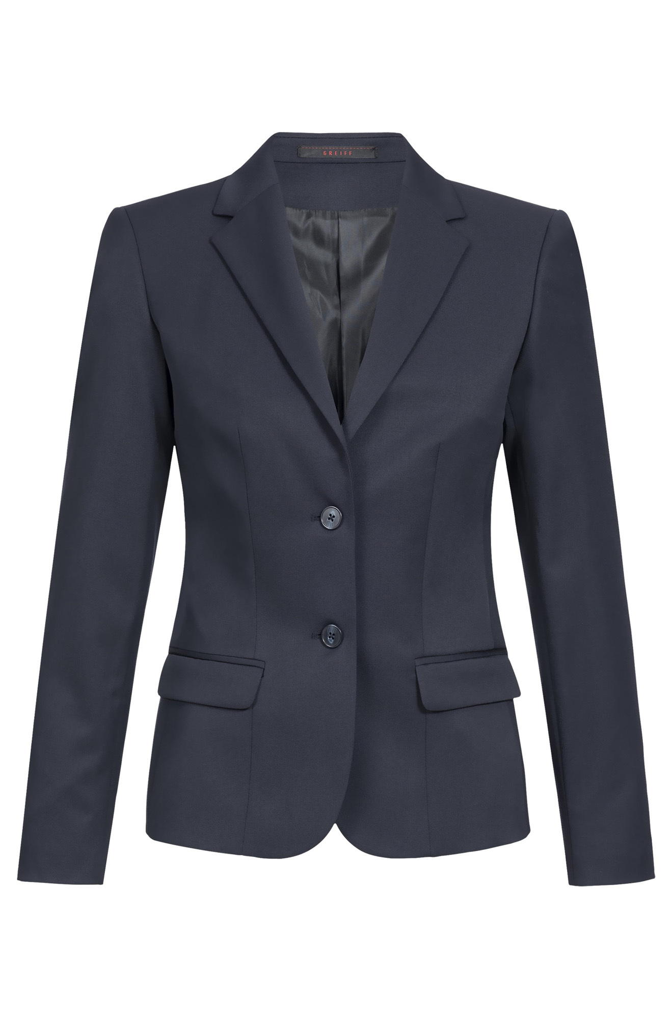 Greiff Damen Blazer Basic Polyester/Schurwolle/Elasthan 235 g/m²