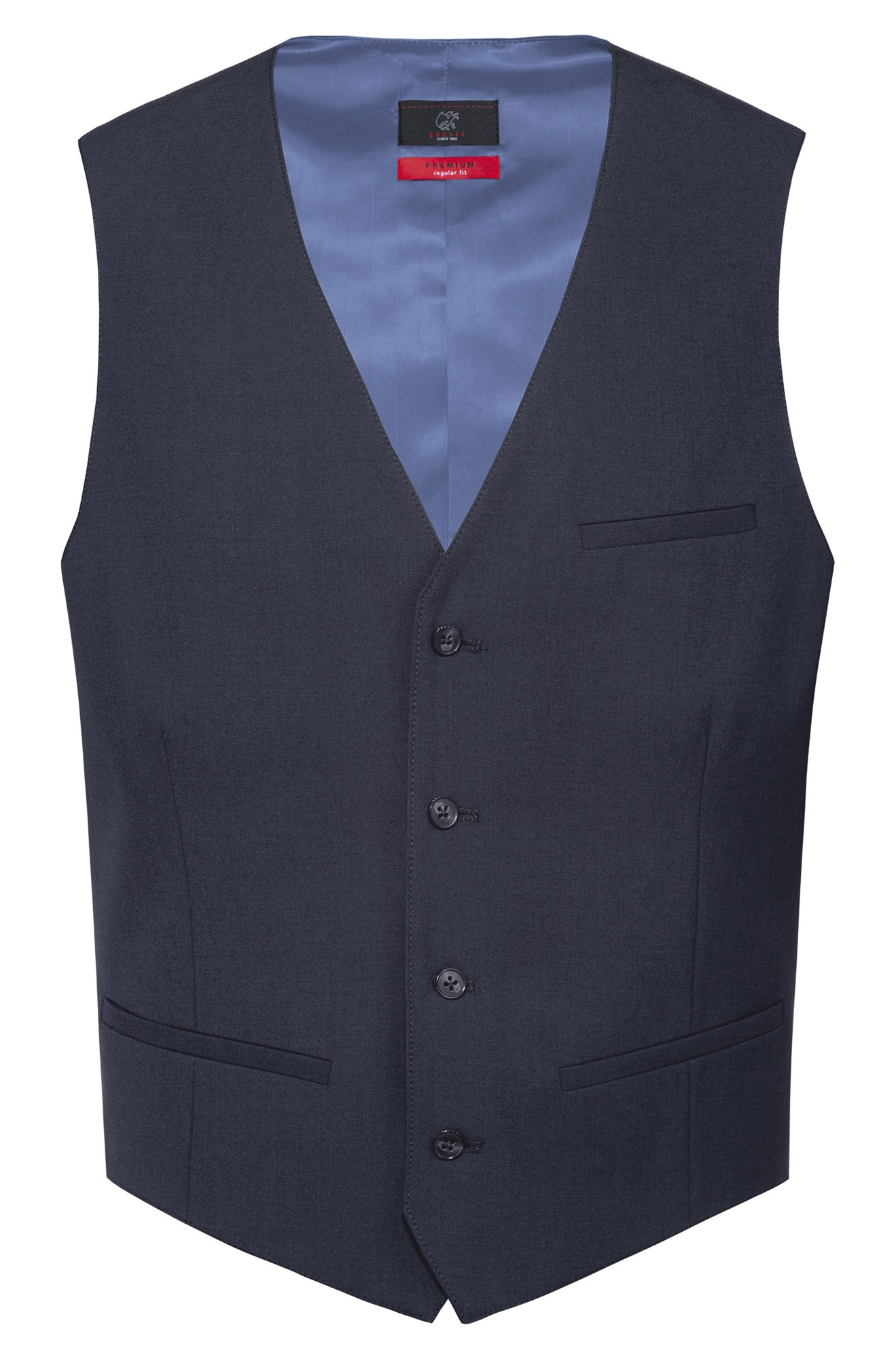 Greiff Herren Weste Premium Schurwolle/Polyester/Elasthan 200 g/m²
