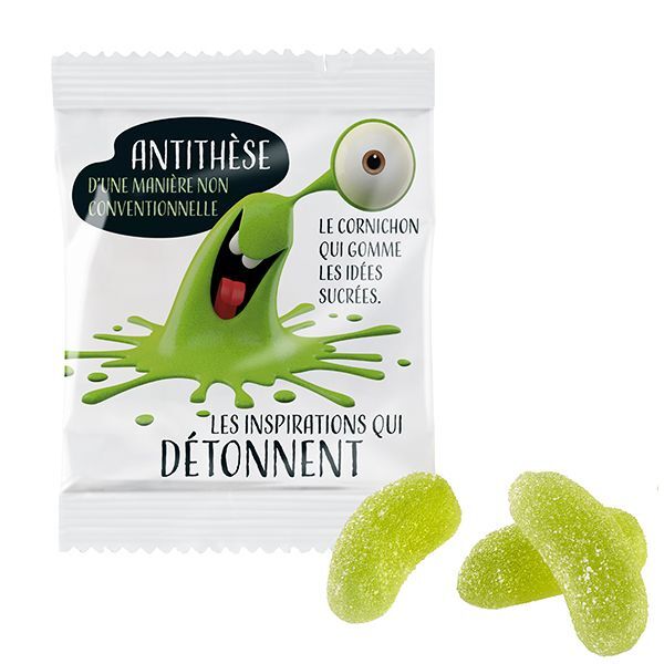 Vegan pickled cucumber fruit gum 24 g