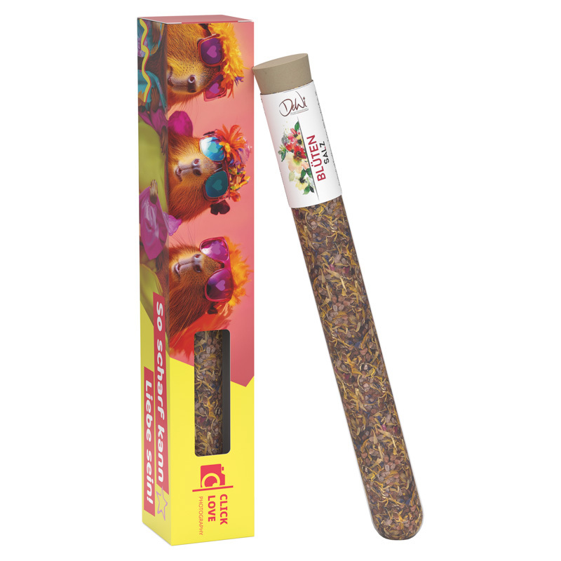 Gewürzmischung in Reagenzglas & personalisierbarer Verpackung 3,6 x 20,3 x 3,6 cm