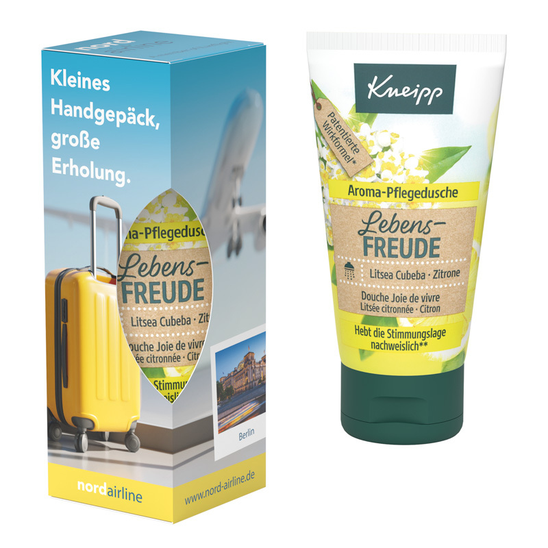 Kneipp Aroma-Pflegedusche in personalisierbarer Verpackung 4 x 11,5 x 4 cm
