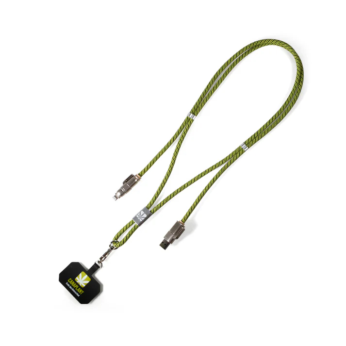Smartphone Lanyard mit 60 W Ladekabel für USB-C und USB-A