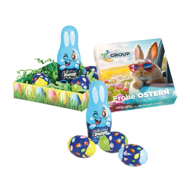 Smarties Easter nest with chocolate Easter eggs & bunnies 46 g