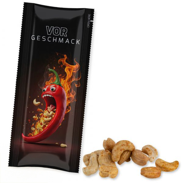 Bio Cashewkerne geröstet & gesalzen mit Chili 30 g