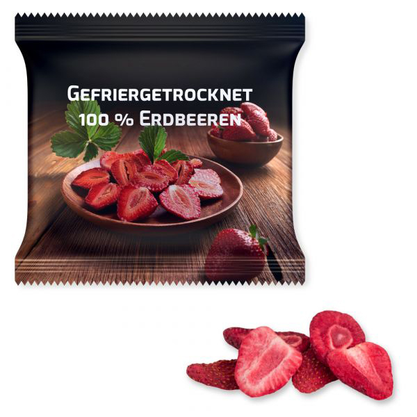 Bio gefriergetrocknete Erdbeeren 3 Monate haltbar 15 g