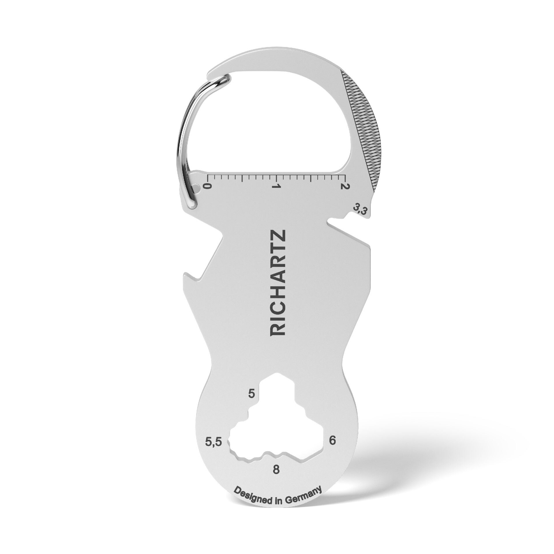 Richartz Schlüssel-Organizer aus Edelstahl mit diversen Funktionen