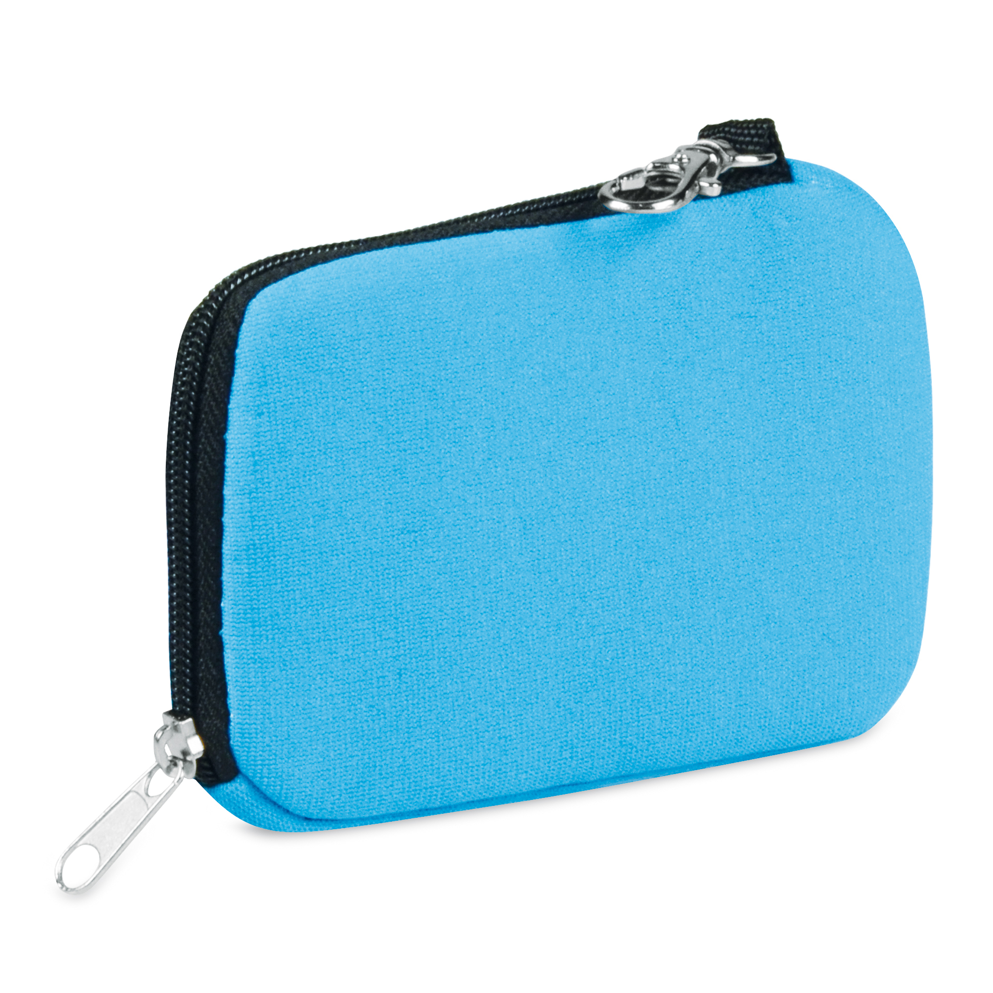 Portemonnaie mit Innenfach und Karabinerhaken