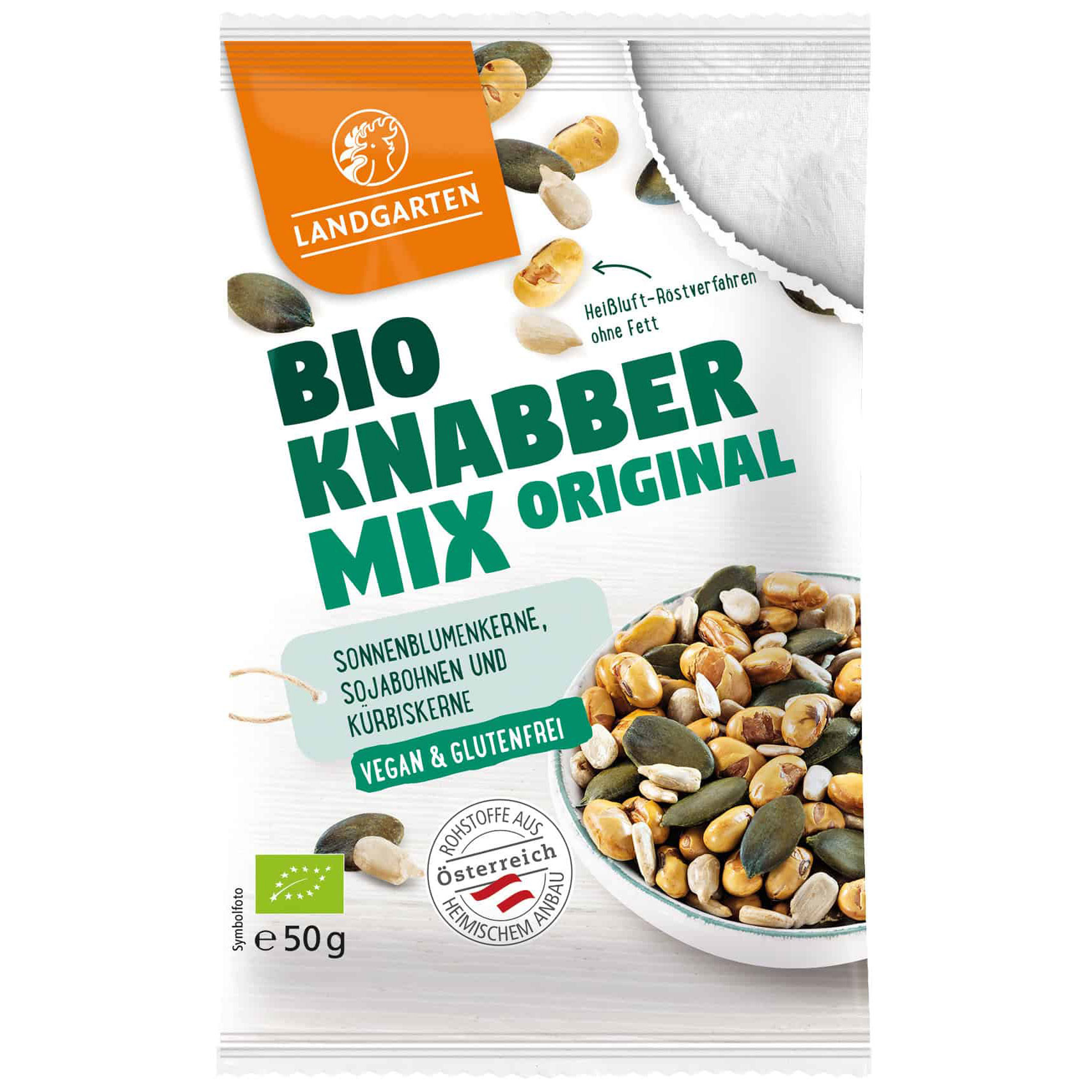 Bio Knabber-Mix mit pflanzlichem Protein 3 Grössen Made in Europe