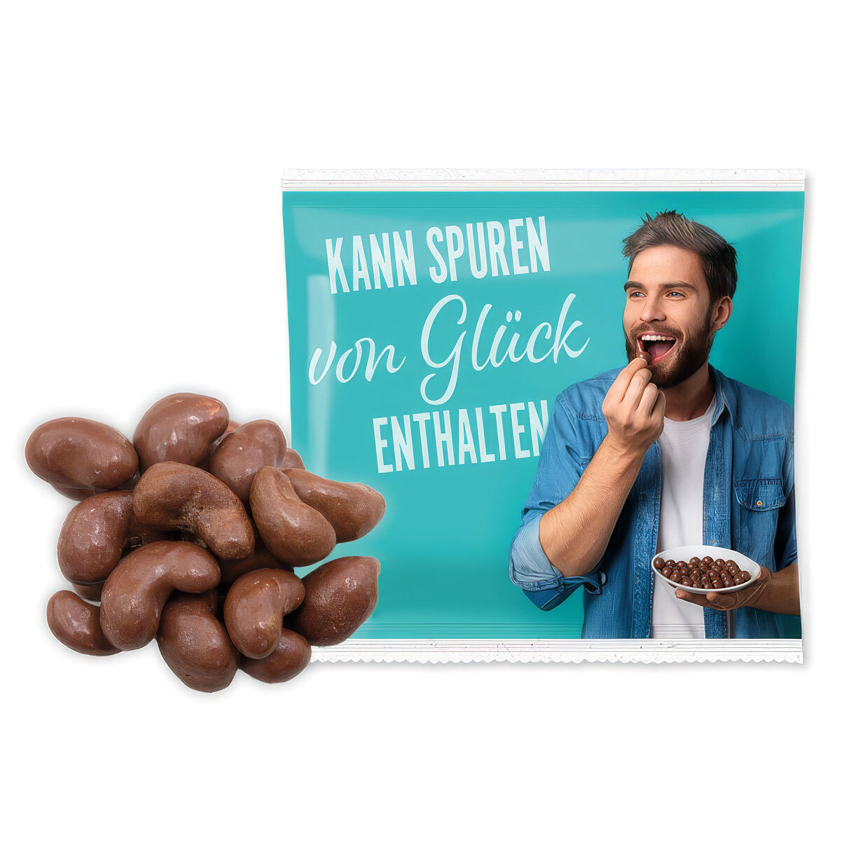 LANDGARTEN organic cashews in milk chocolate with salted caramel 3 sizes Made in Europe
