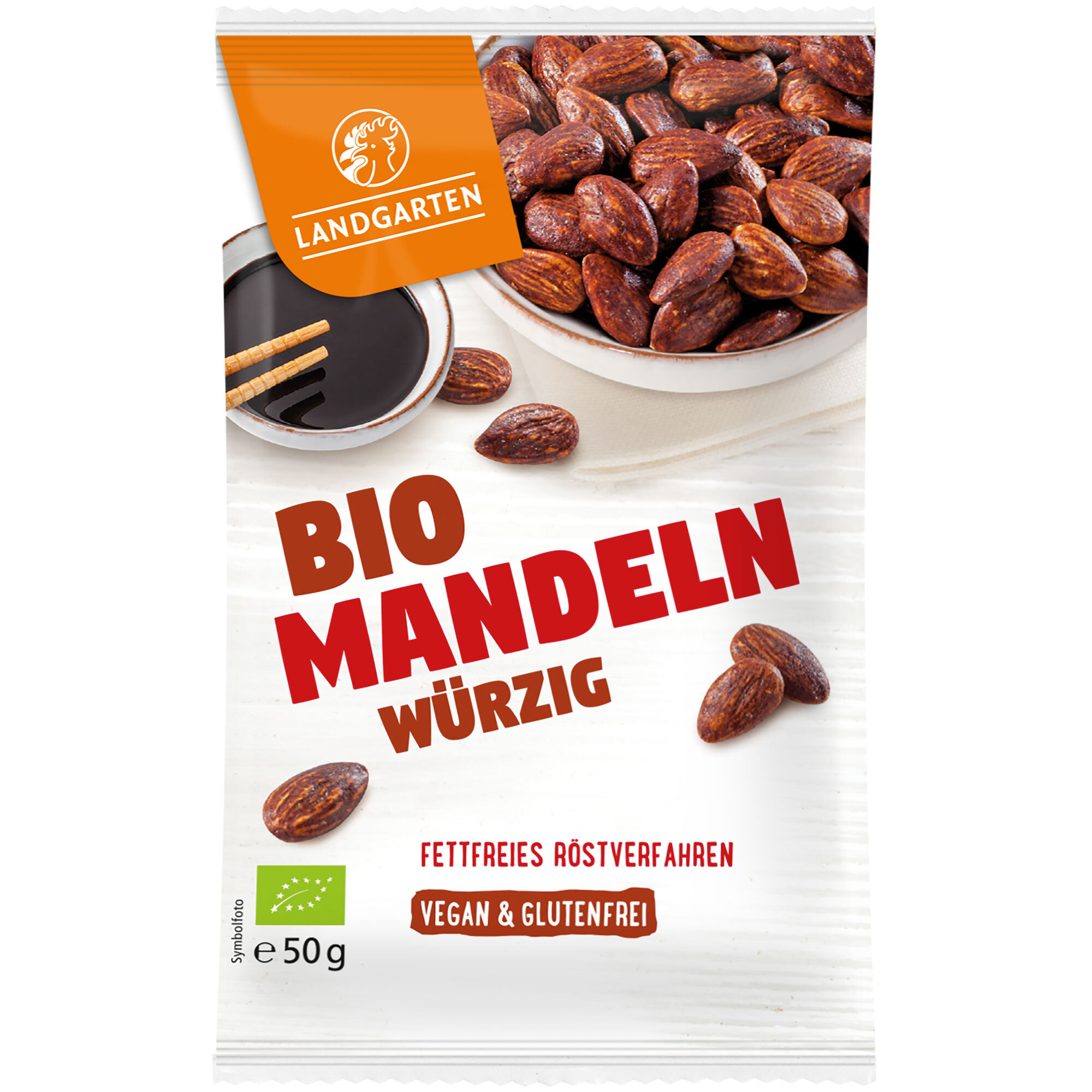 Bio Mandeln mit Tamari-Sauce Coating 3 Grössen Made in Europe