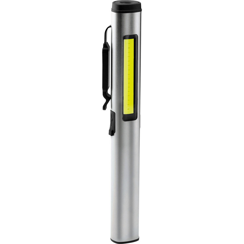 COB- und LED-Taschenlampe aufladbar mit Laser und UV-Licht 800 mAh IPX2