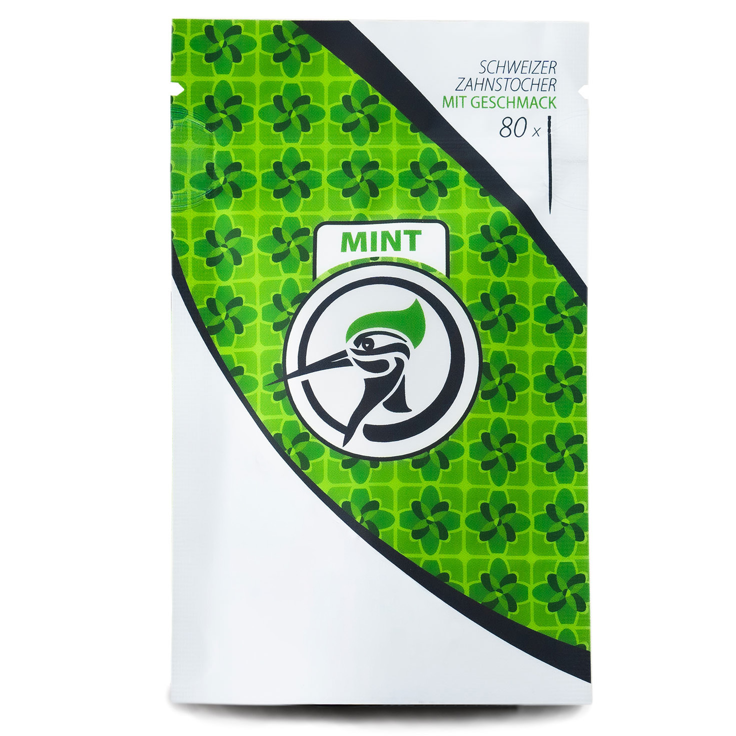 Flavored toothpicks in a bag, Swiss-made