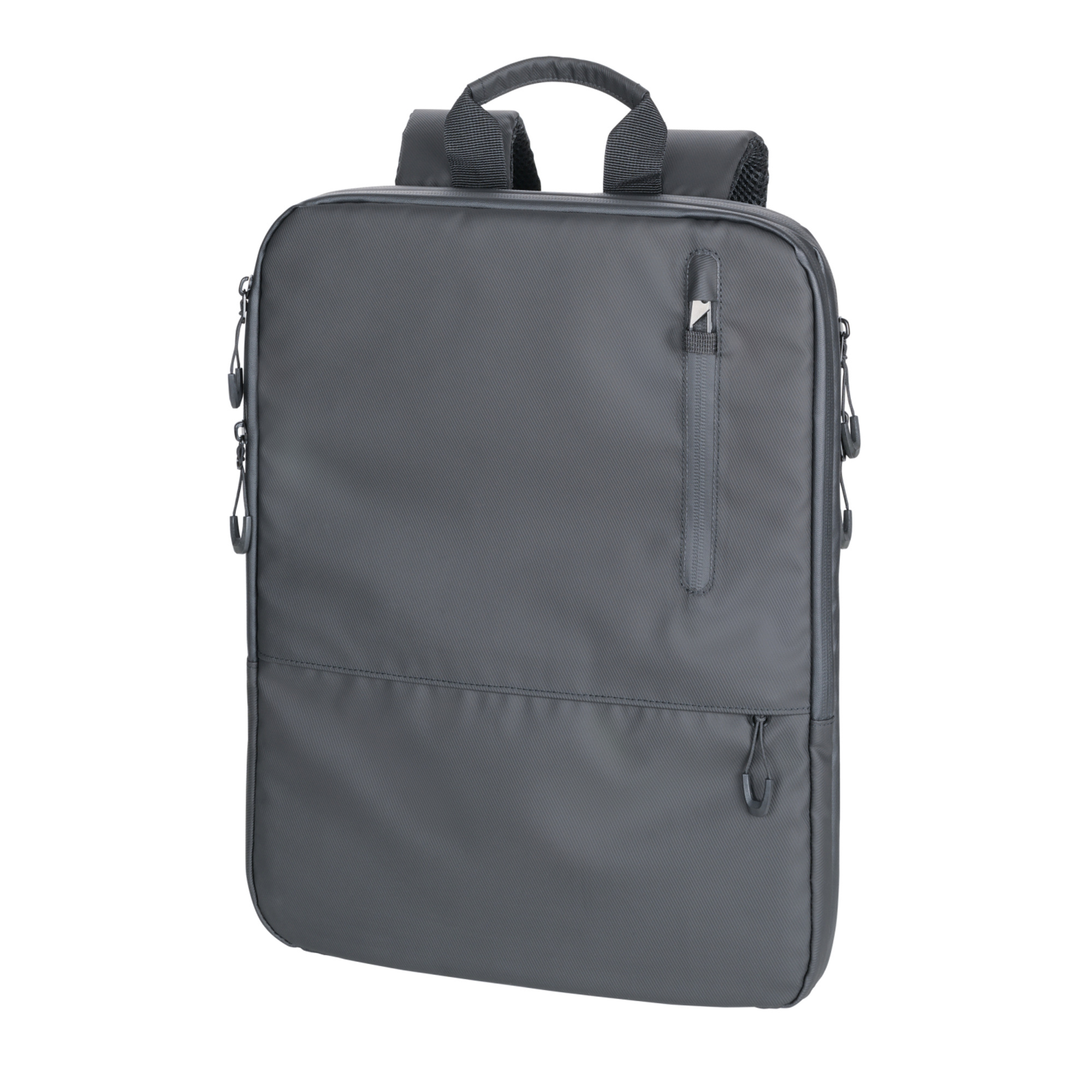 Sac à dos pour ordinateur portable TROIKA® noir extensible, 14 litres, pour ordinateur portable et tablette jusqu'à 16 pouces