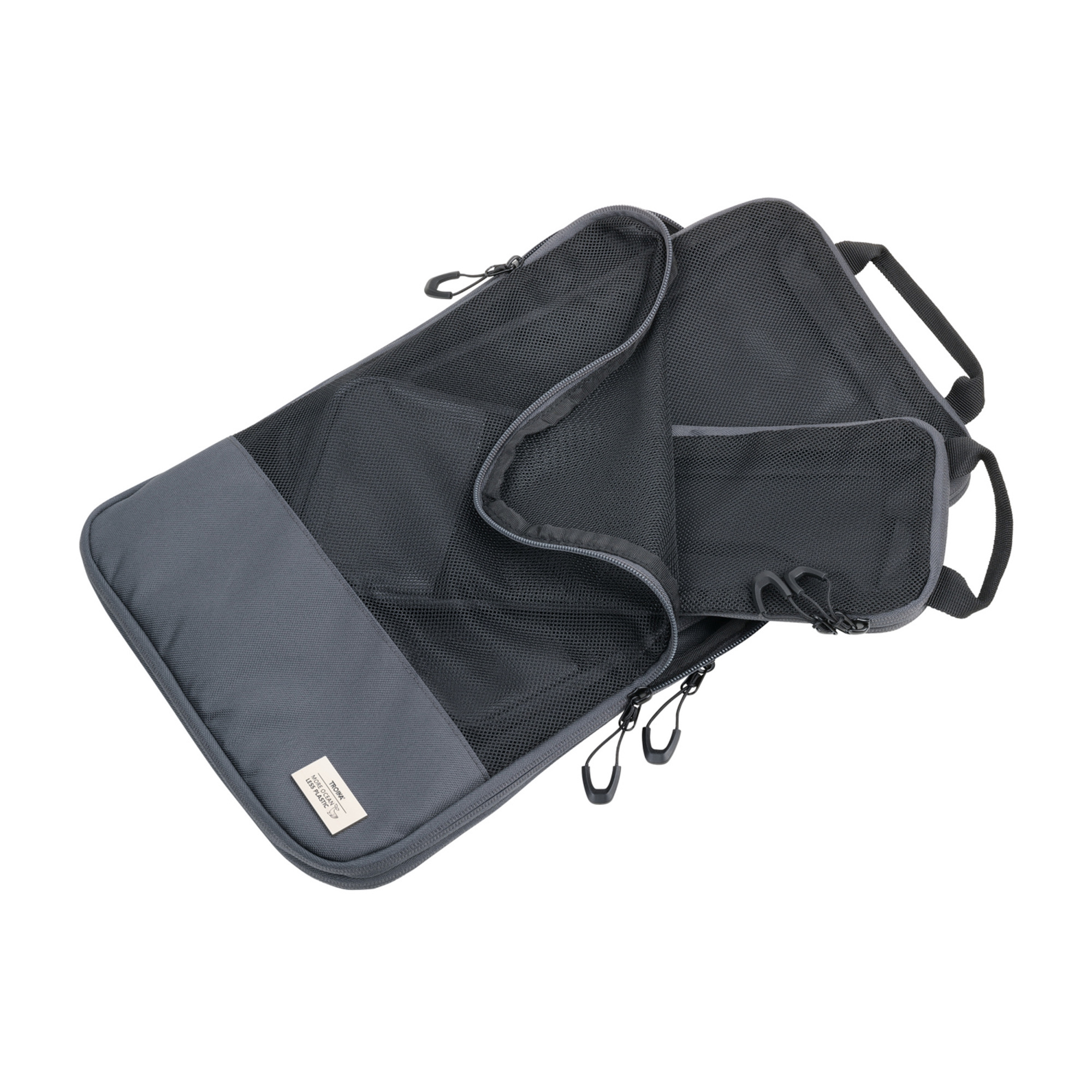 TROIKA® Compression Pouch Set: Blue Cycle Packing Cubes
