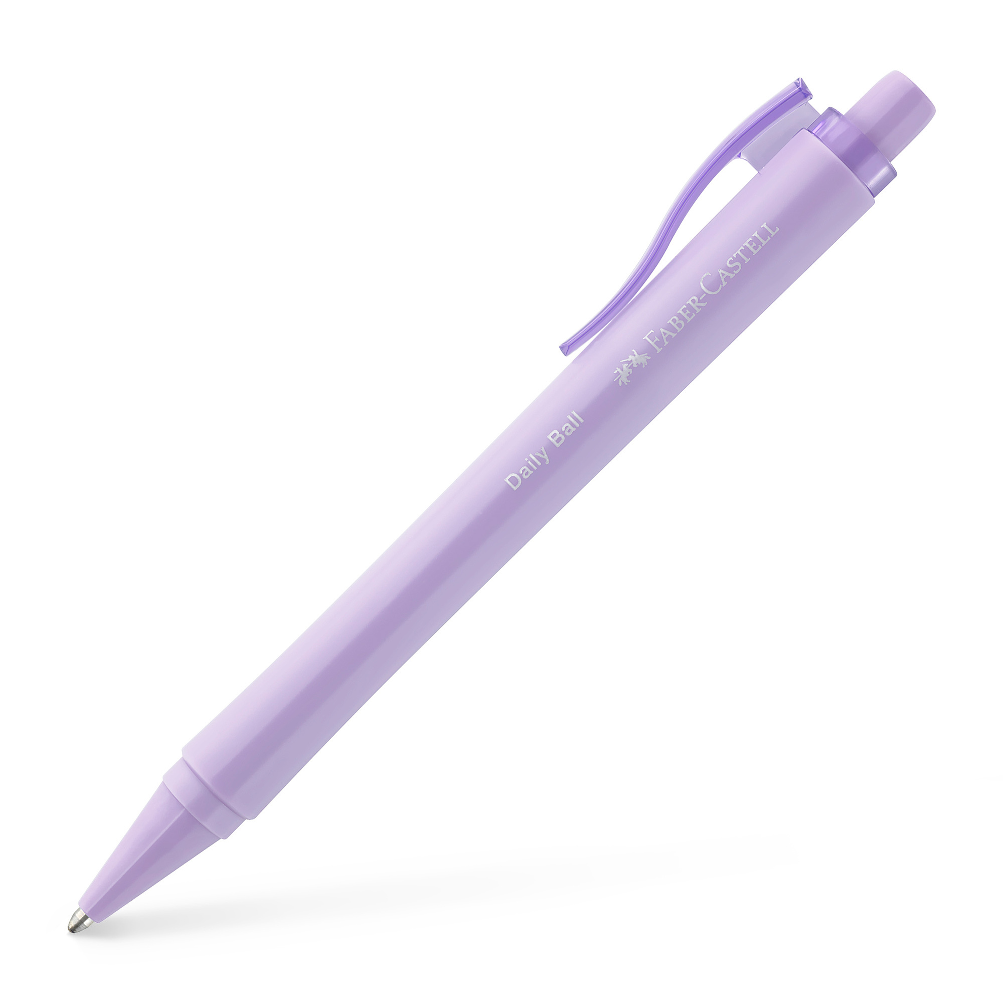 Faber-Castell Daily Ball Ballpoint Pen Made from Recycled Plastic, Blue Ink