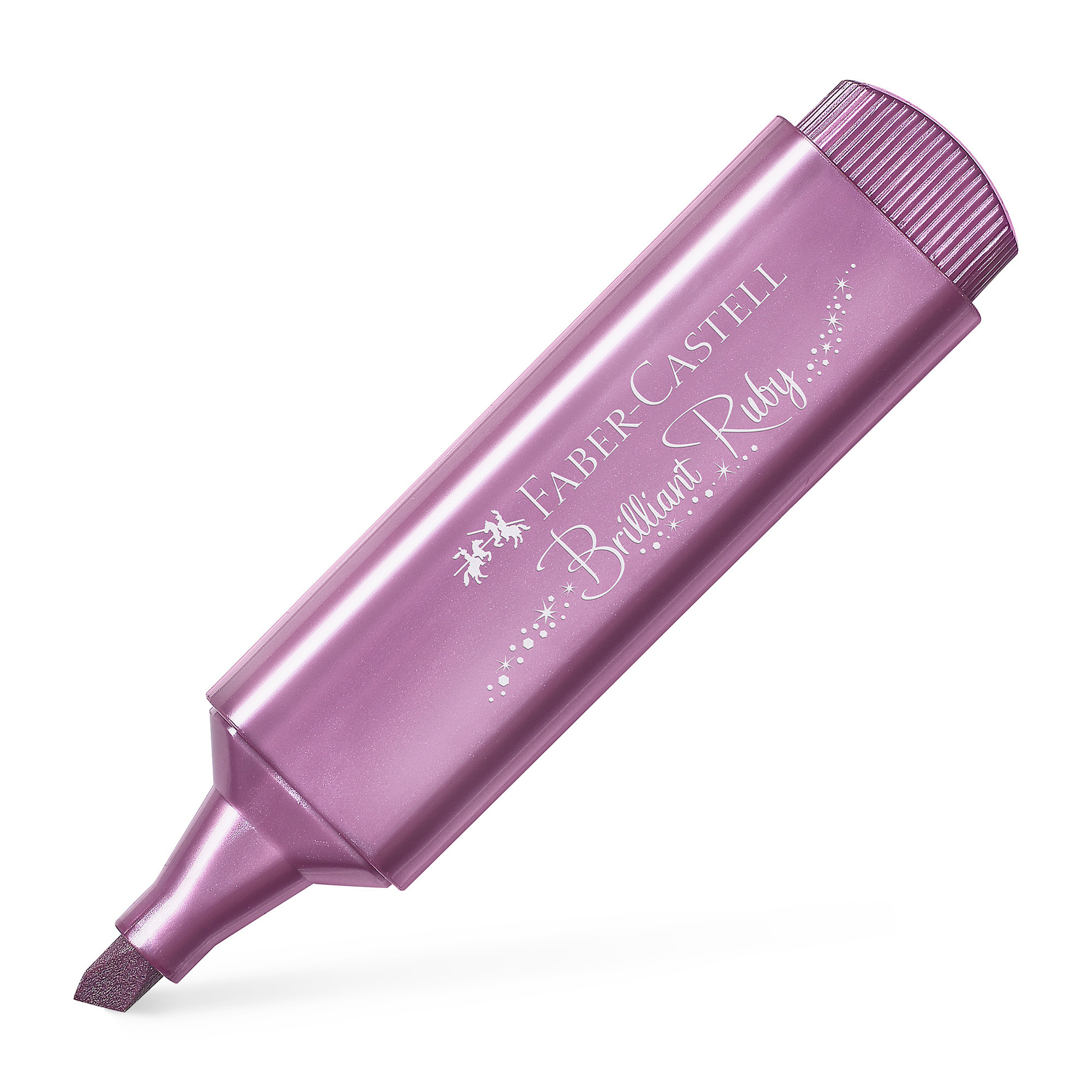 Faber-Castell Textliner Metallic Highlighter with Chisel Tip, 3 Line Widths