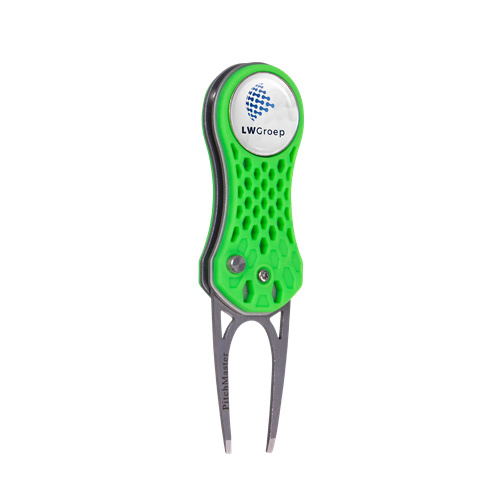 Aluminum tuning fork with custom doming, 11 x 3 cm