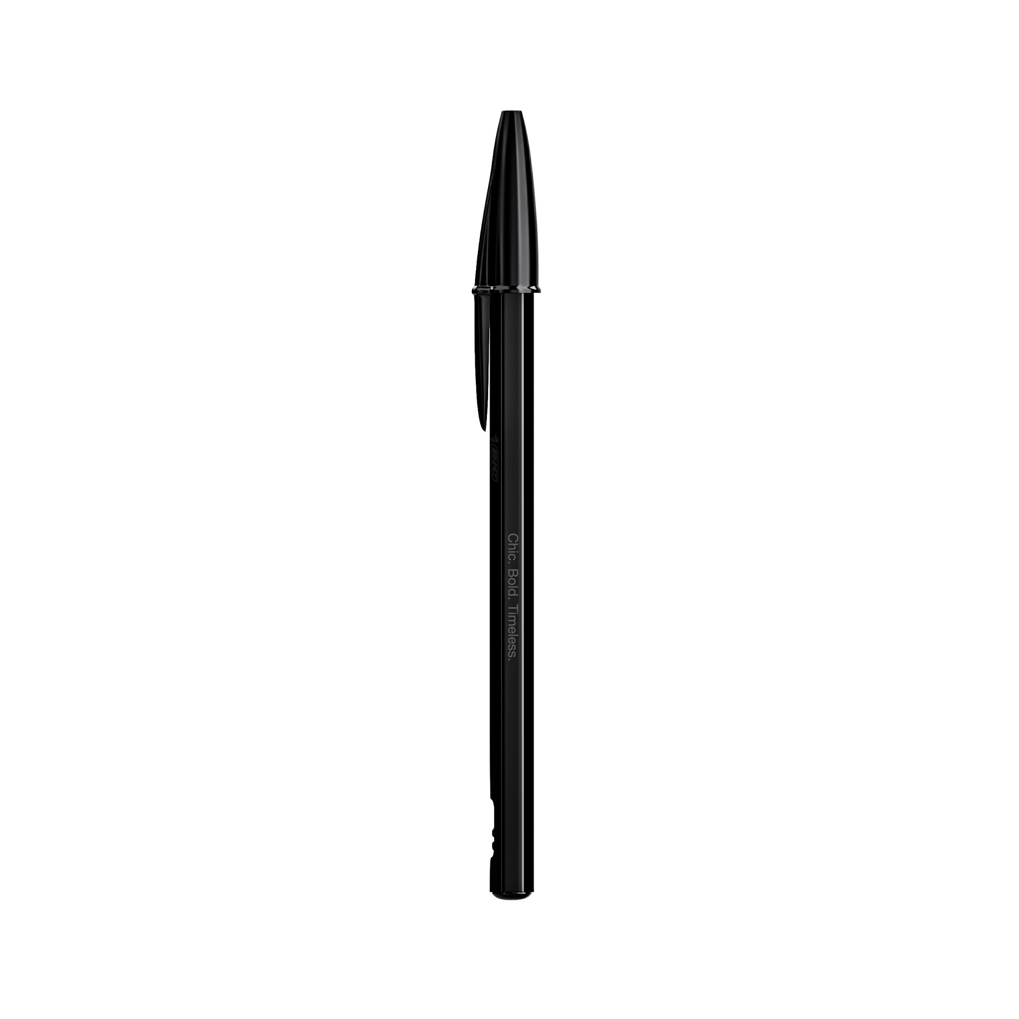 Stylo à bille métallique BIC® Cristal® Re'New™ Black