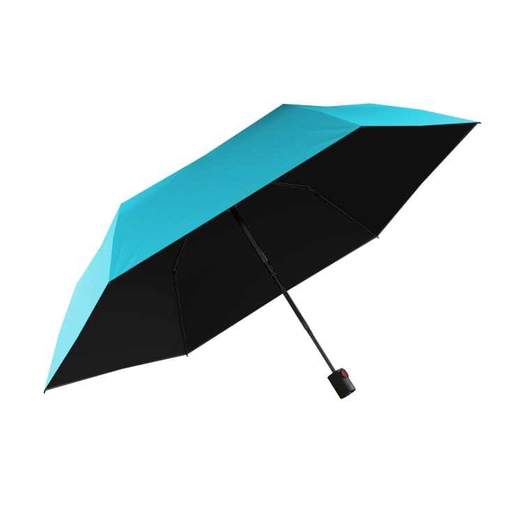 Knirps Heat Shield Pocket Umbrella, 6 Panels, UV Protection 50+, Double Automatic, Ø 95 cm, 240 g