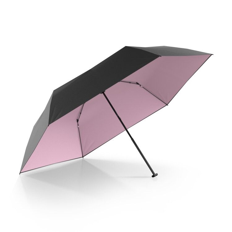 Knirps Heat Shield Pocket Umbrella, 6-panel, windproof, UV protection 50+, manual, Ø 90 cm, 150 g