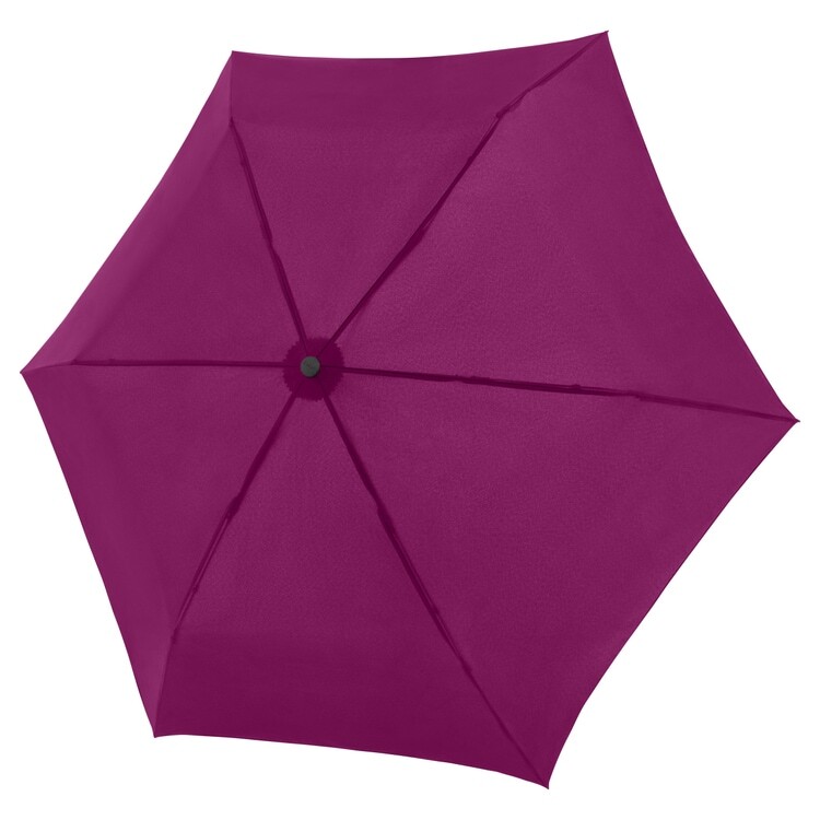 Parapluie de poche Knirps Ultra Duomatic, 6 pans, double ouverture automatique, résistant au vent, Ø 97 cm, 185 g