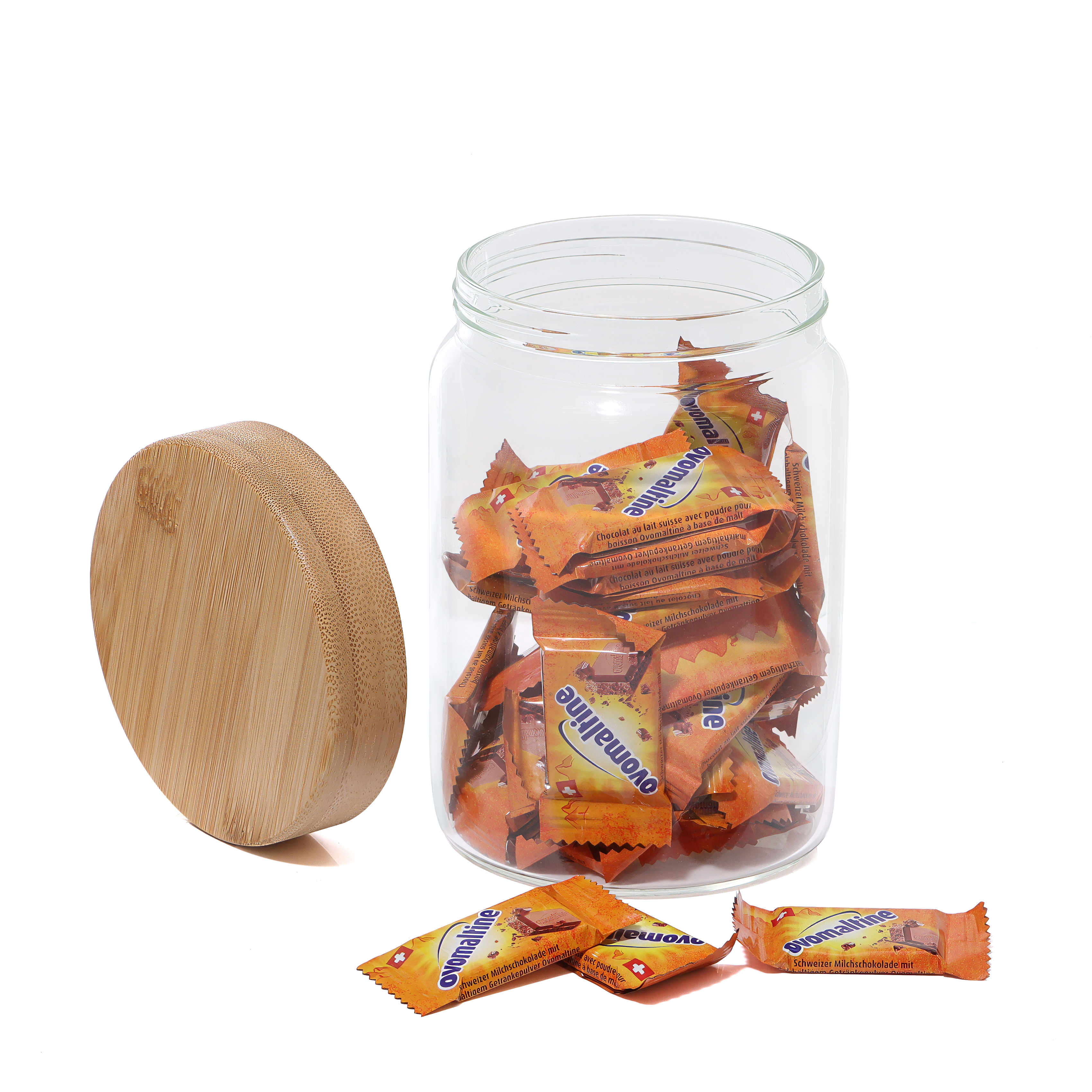 Napolitains Ovomaltine, 250 g, en pot en verre, Swiss Made