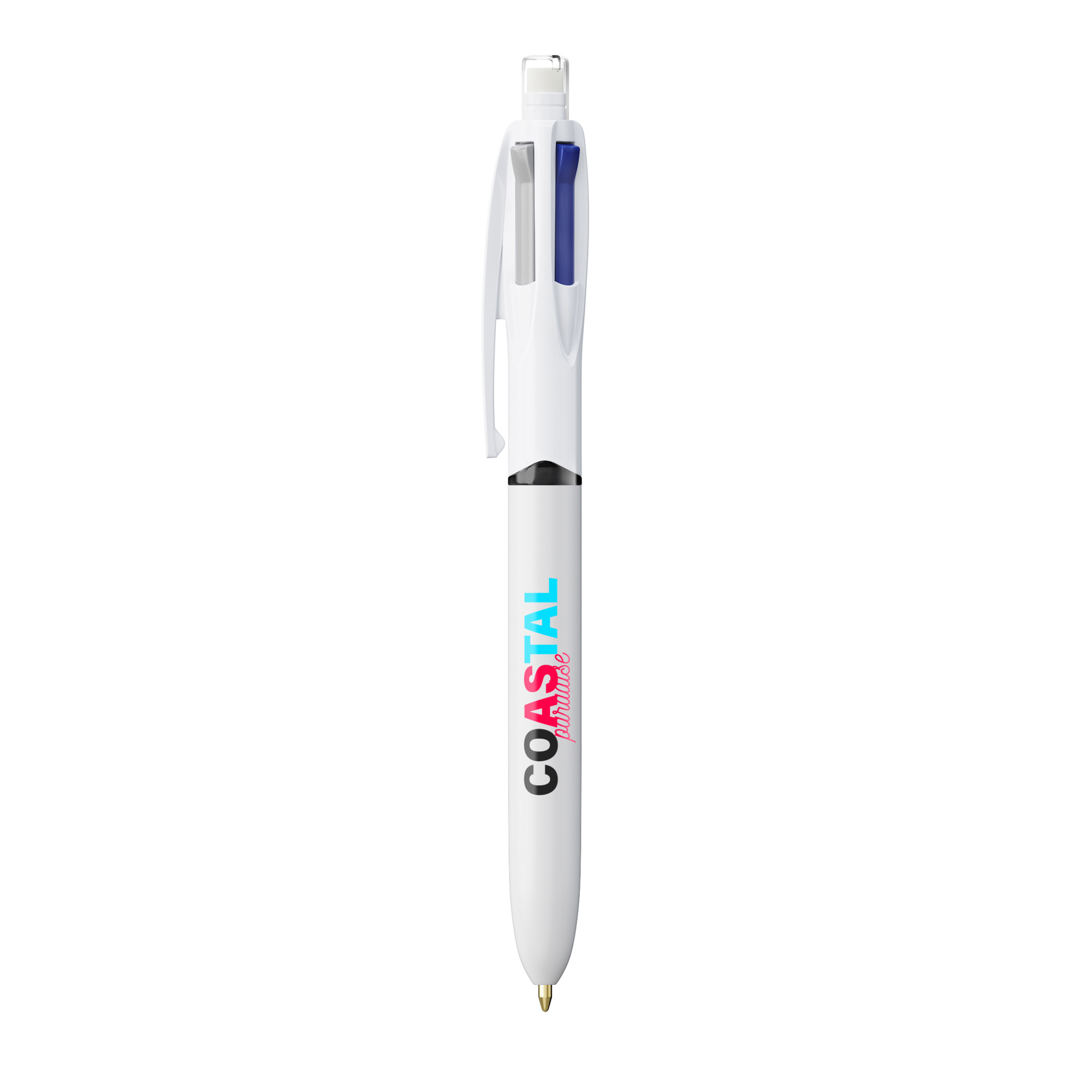 BIC® 4 Colours® 3+1 Inspire Eco Ballpoint Pen, Made in the EU