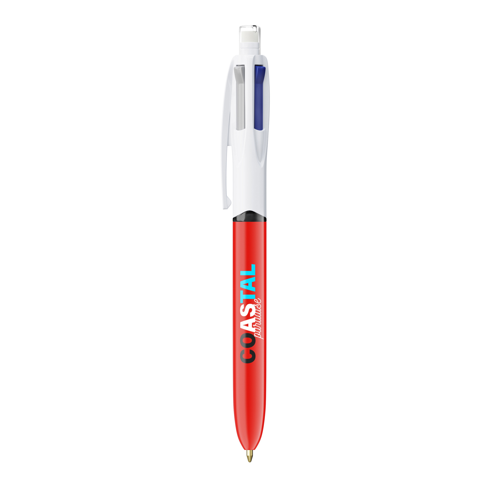 BIC® 4 Colours® 3+1 Inspire Ballpoint Pen, Made in the EU