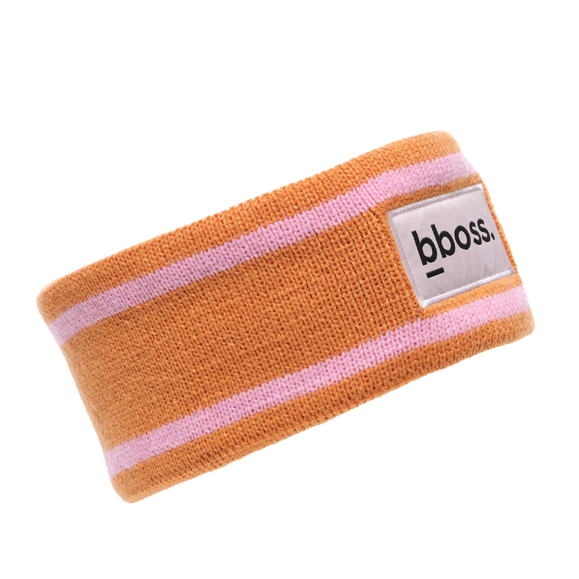 Stirnband aus Acryl mit Jacquardwebung und gewobenem Label