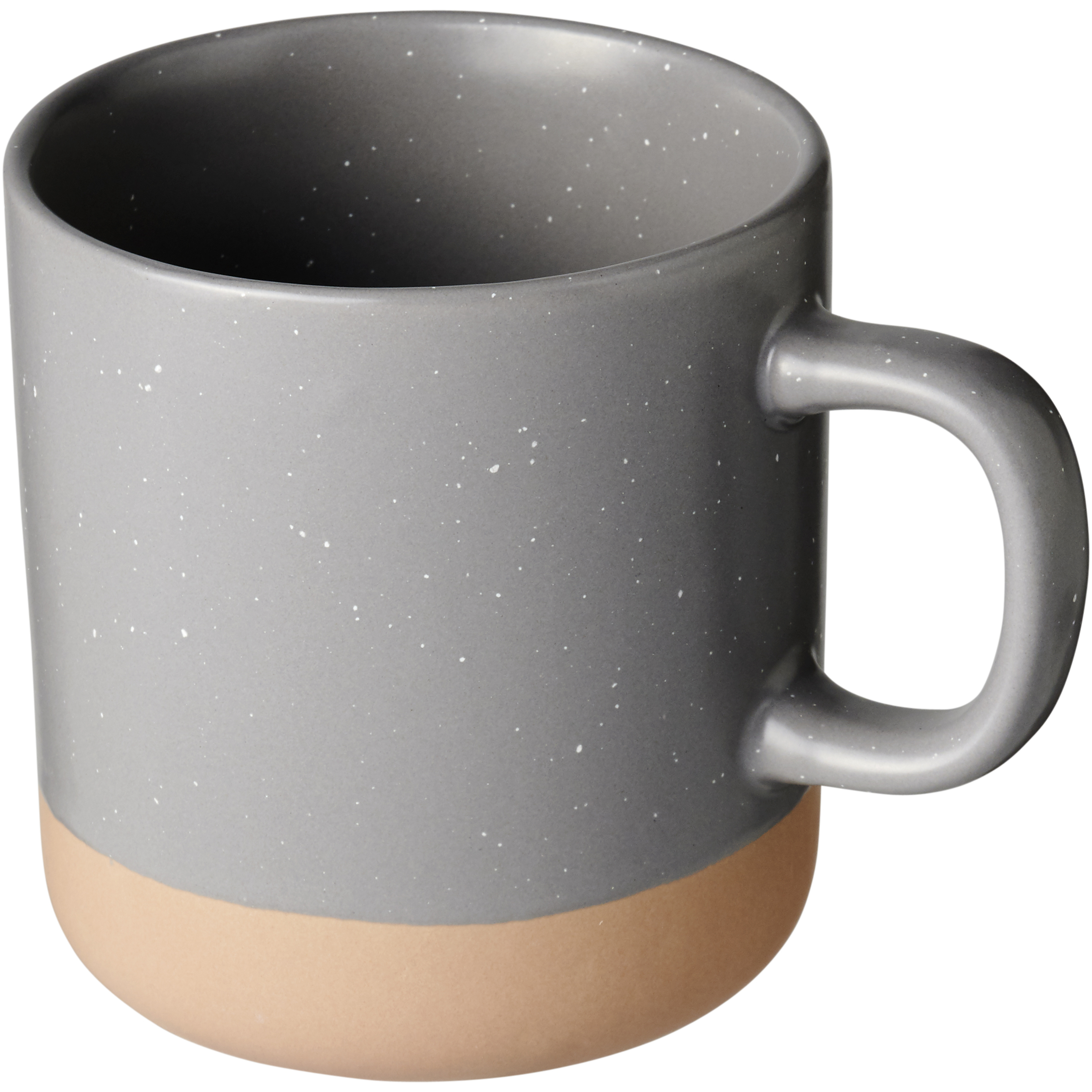 Ceramic mug 360 ml with unglazed base