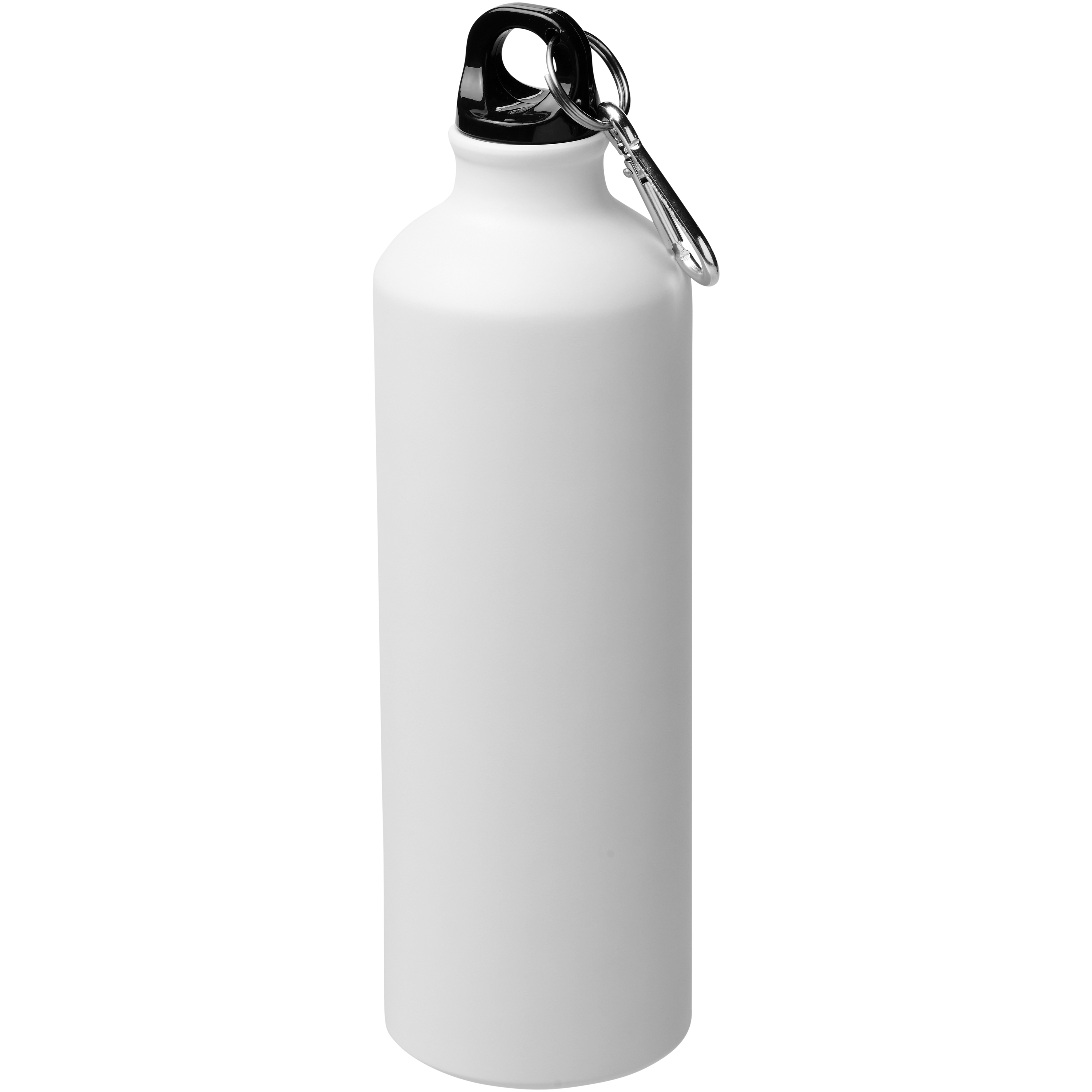 Aluminum drinking bottle 0.77 l with snap hook