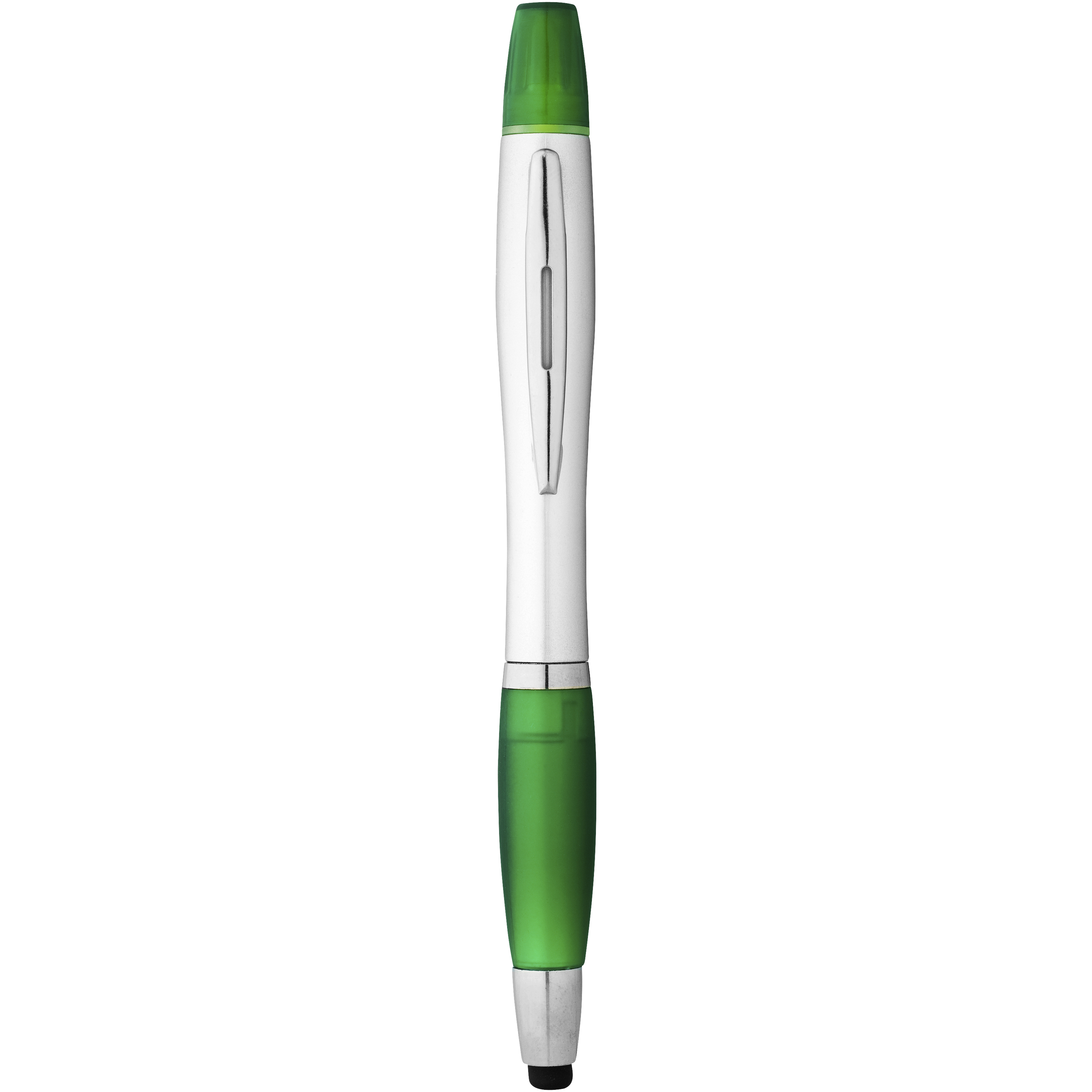 Kugelschreiber/Touchpen aus ABS-Kunststoff Mine schwarzschreibend