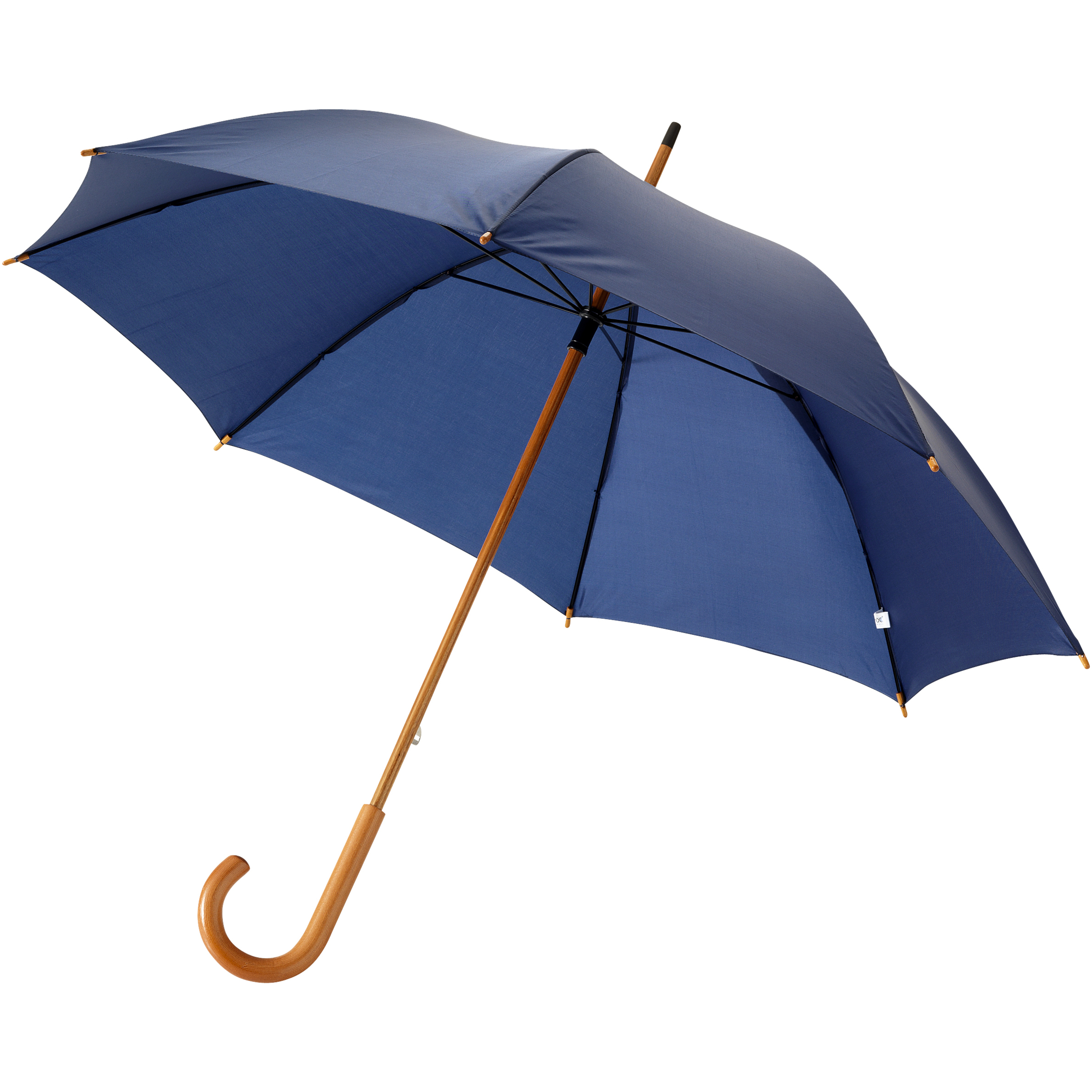 Parapluie en polyester Ø 106 cm avec manche et baleine en bois