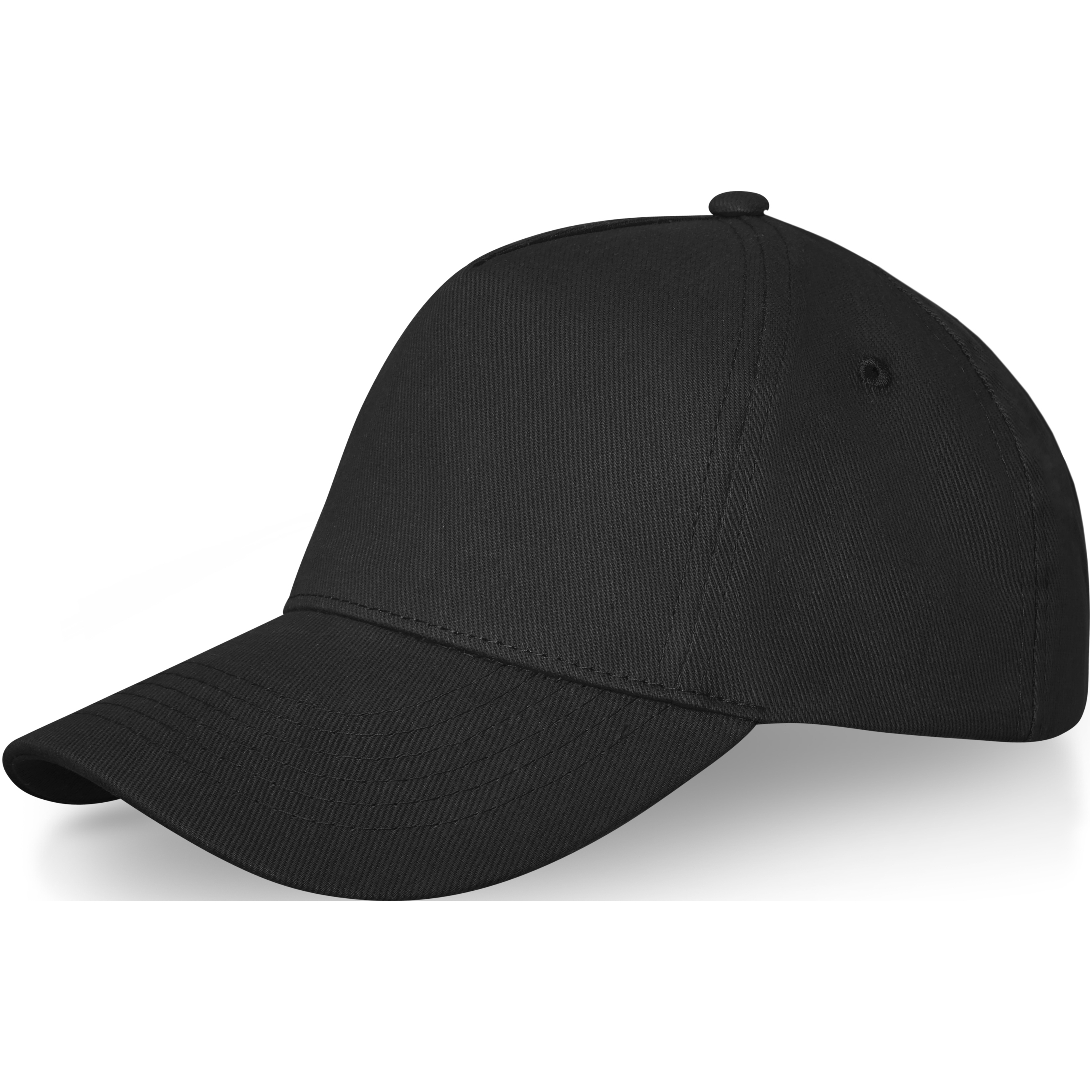 Casquette baseball en sergé de coton finement brossé 260 g/m2 5 panneaux