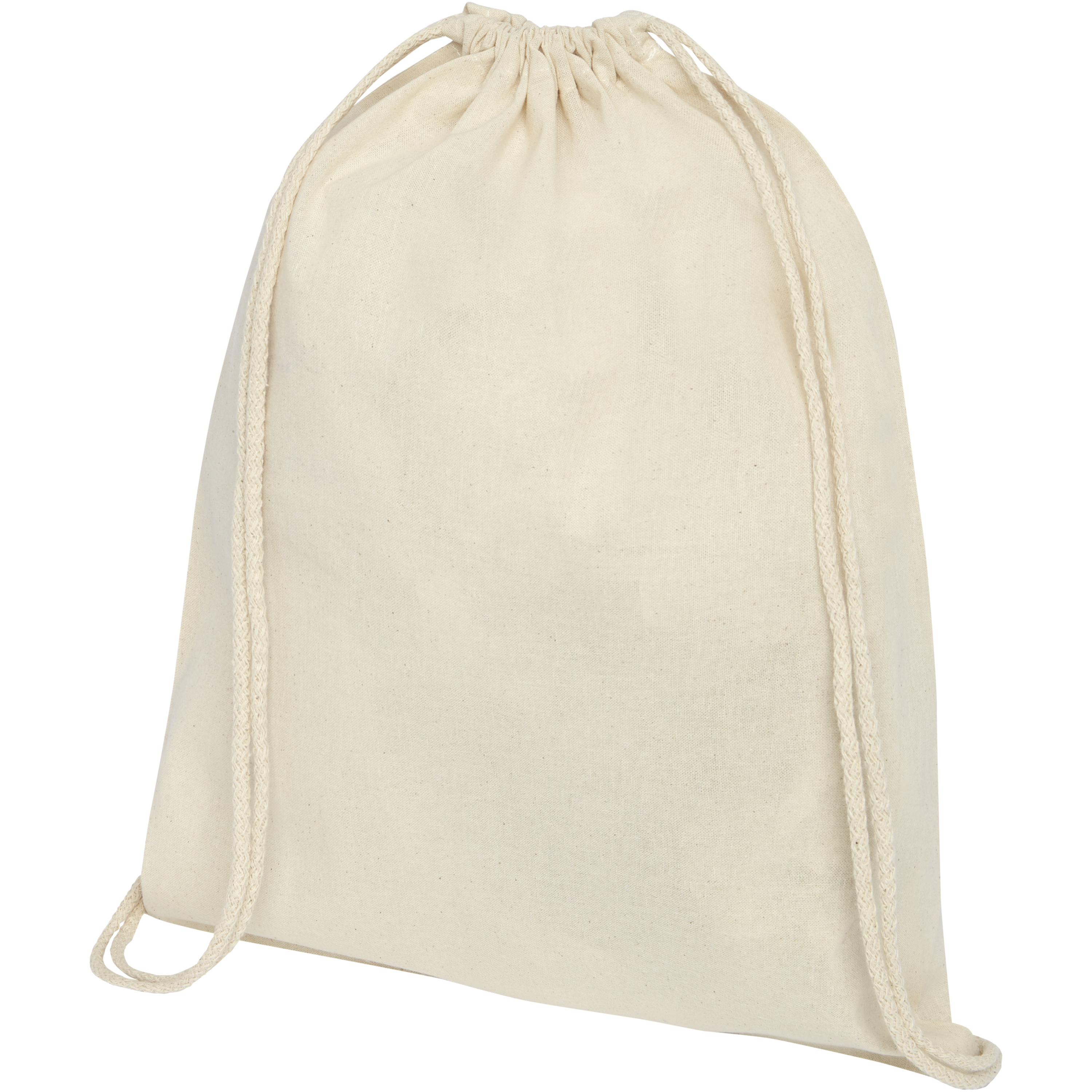 Sac de sport en coton 140 g/m² 33 x 44 cm avec cordon de serrage