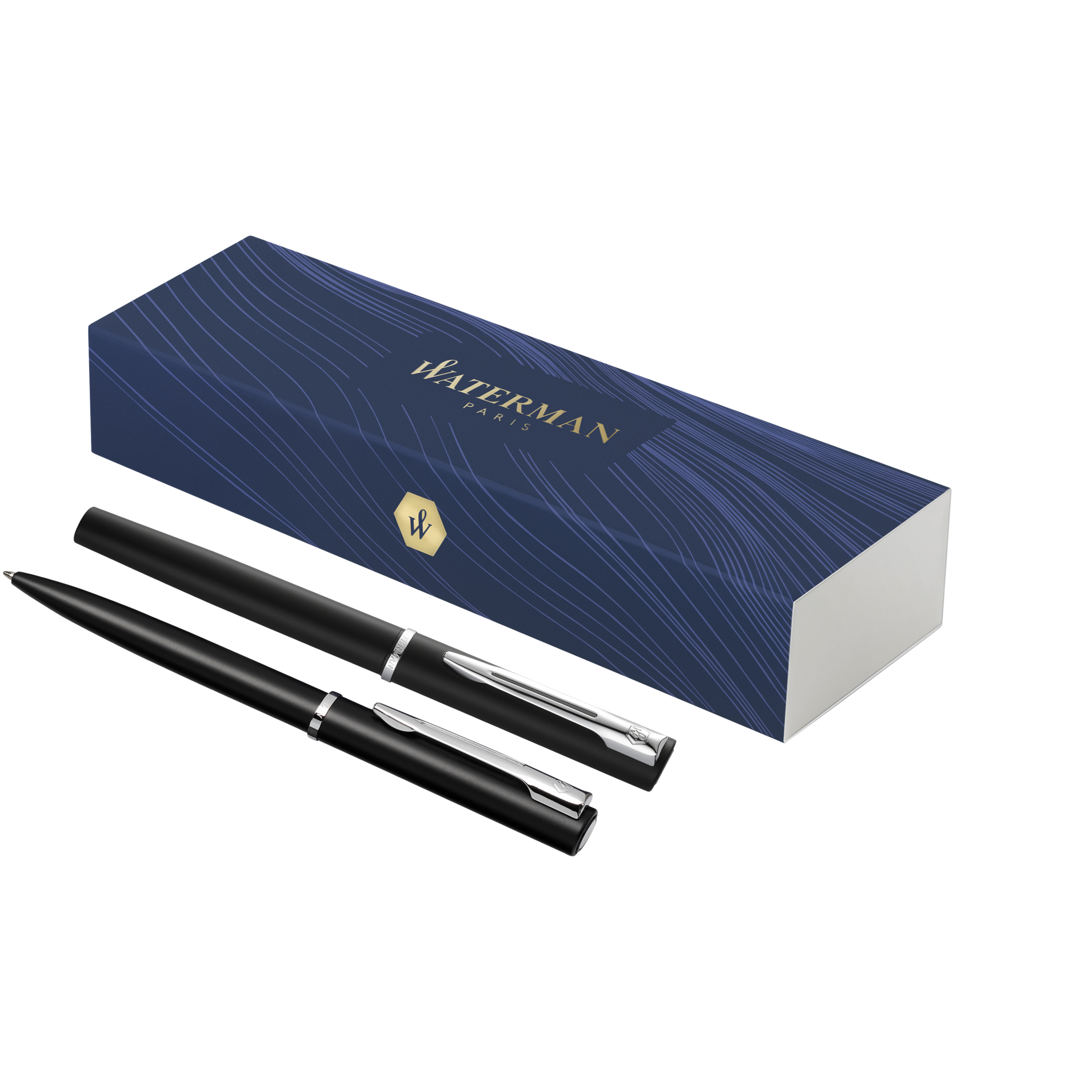 Set d'écriture Waterman Allure avec stylo bille et roller