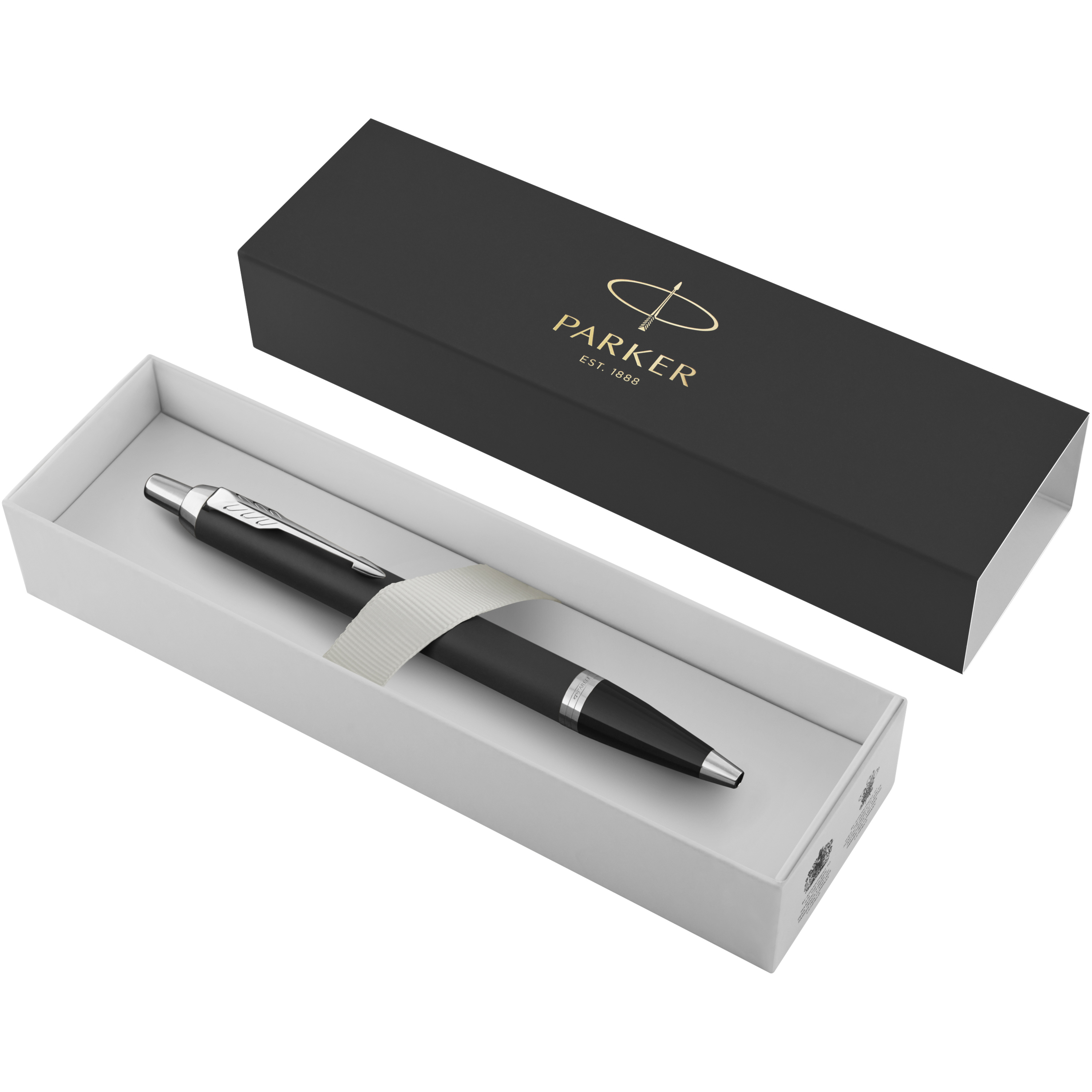 Parker IM Kugelschreiber aus Messing in Box Mine blauschreibend