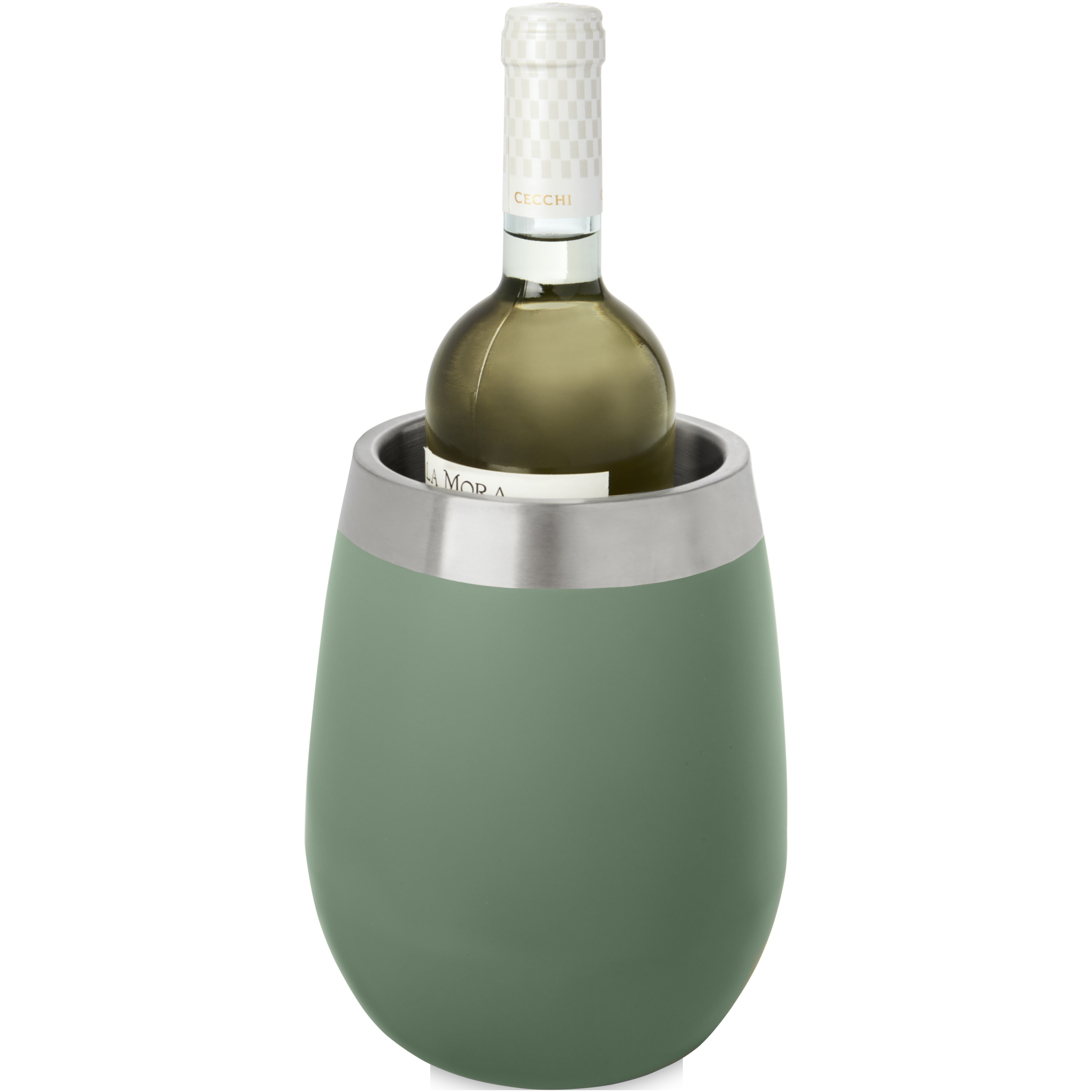 Stainless steel bottle cooler Ø 11.9 x 19 cm