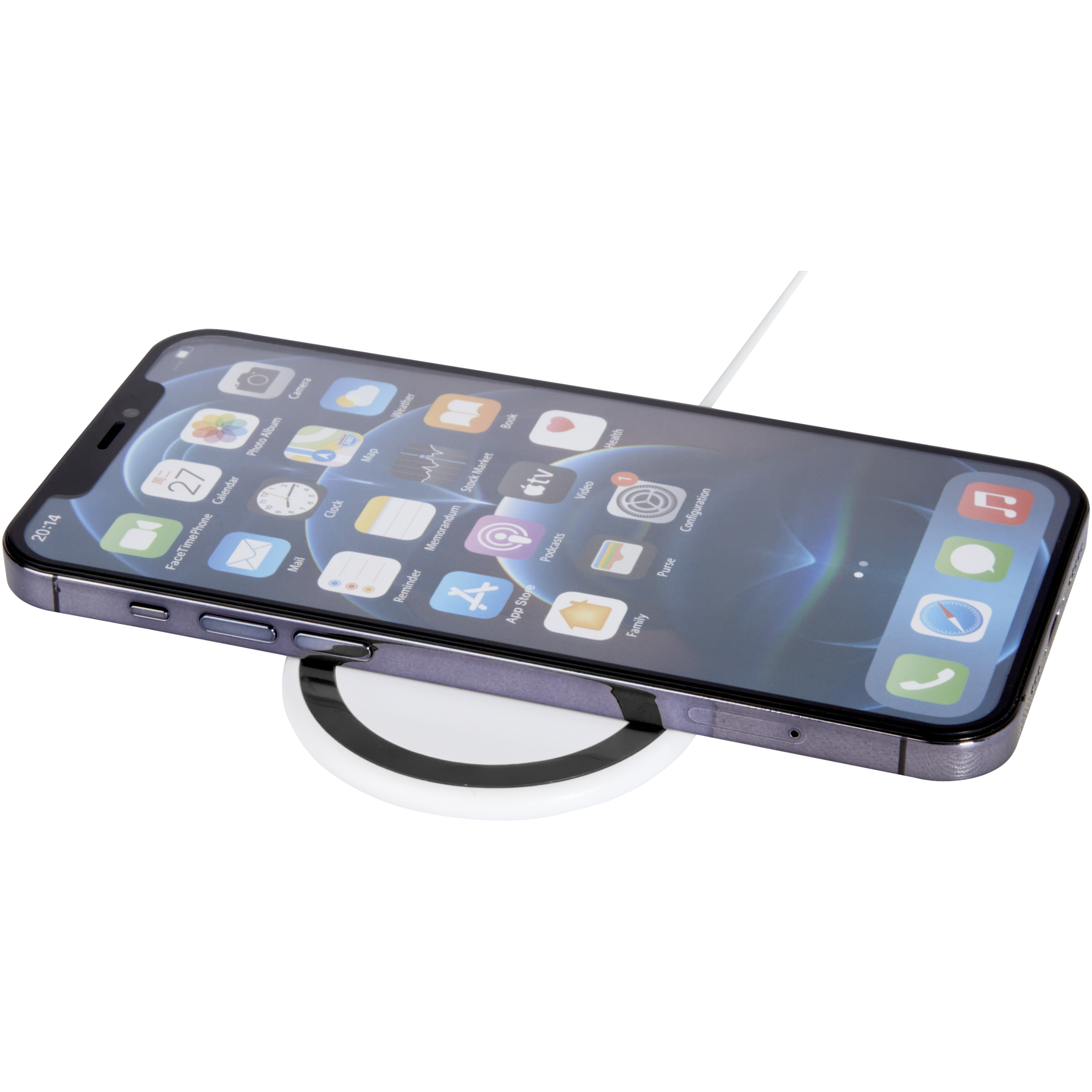 Wireless Ladegerät aus Kunststoff 10W für alle Qi-kompatiblen Geräte