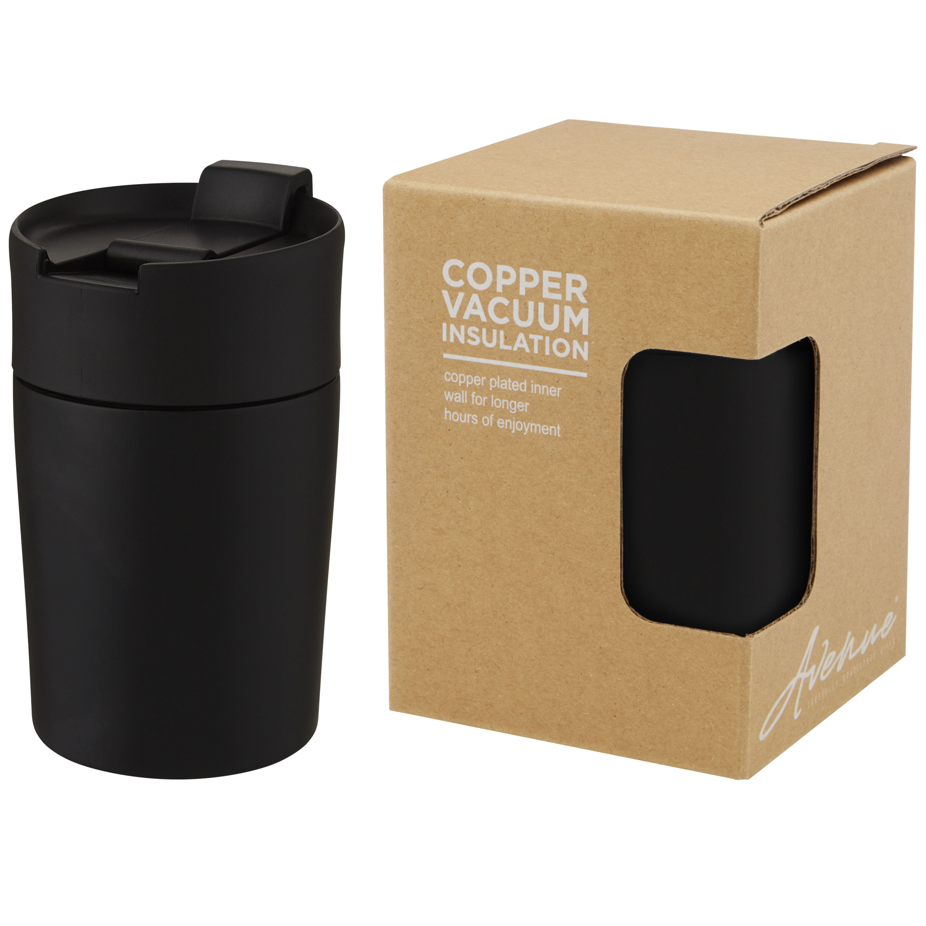 Stainless steel/PP insulated mug 180 ml printable all round