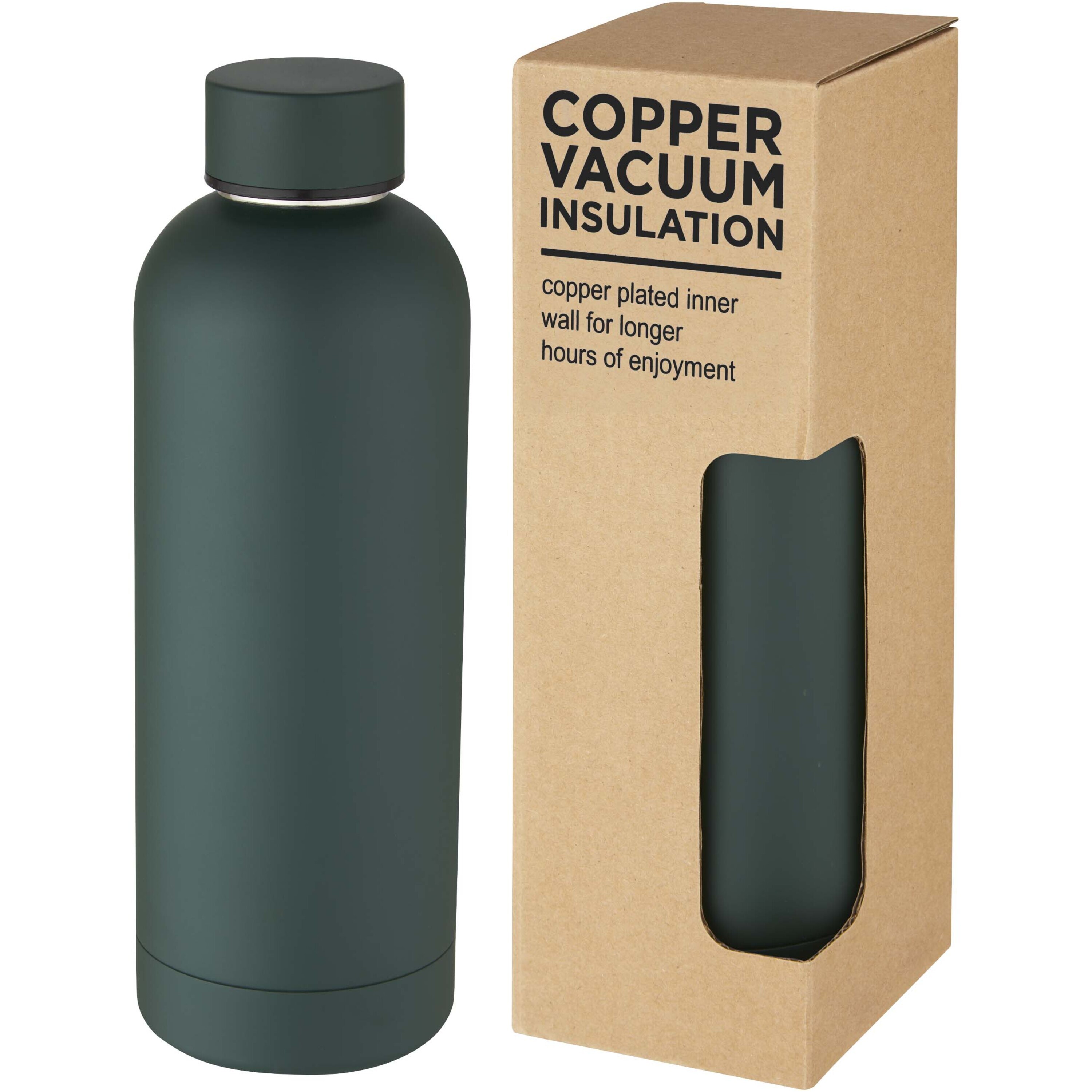 Vacuum flask made of stainless steel/plastic 0.5 l vacuum-insulated