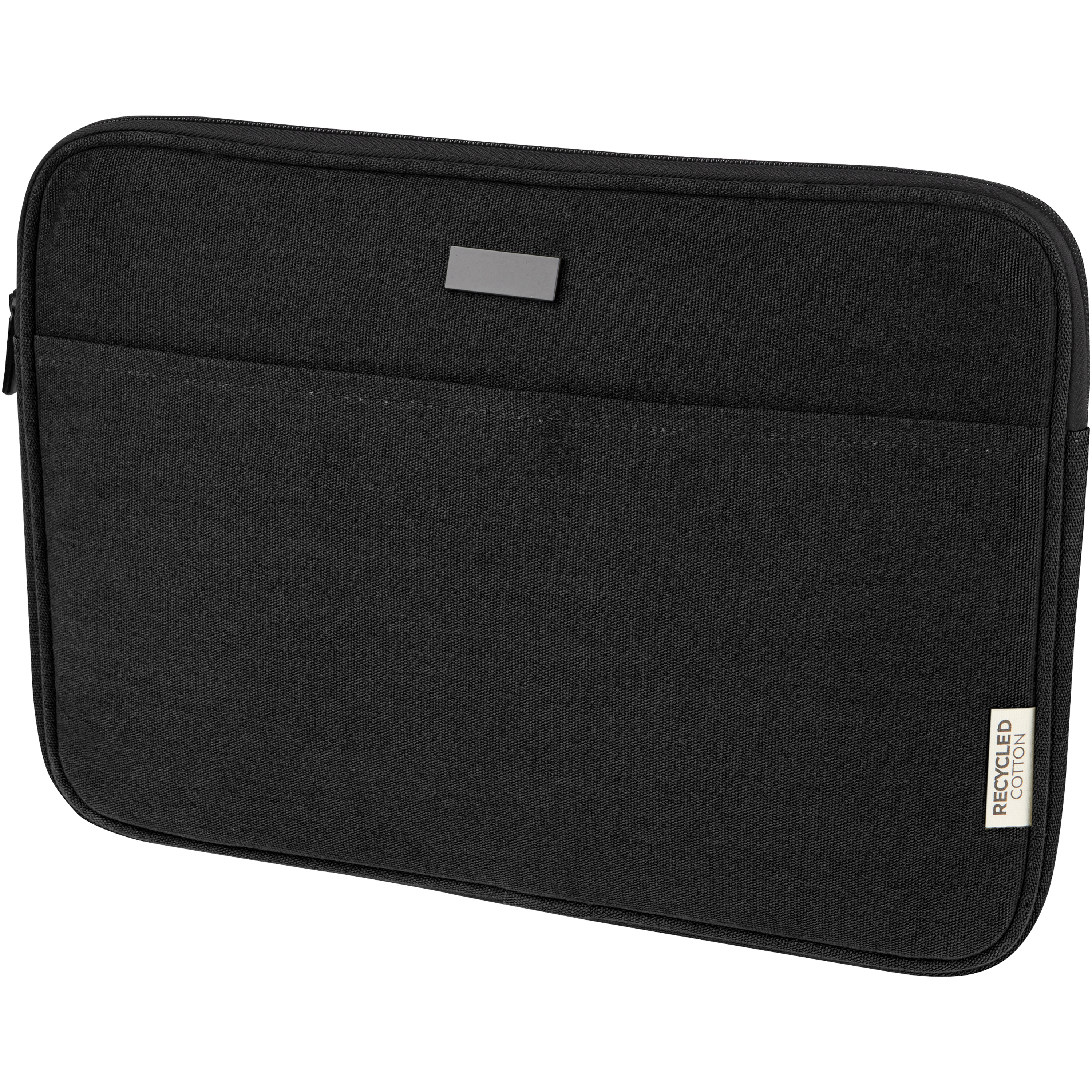 Laptop sleeve made from 80% recycled cotton 330 g/m² for devices up to 14 inches