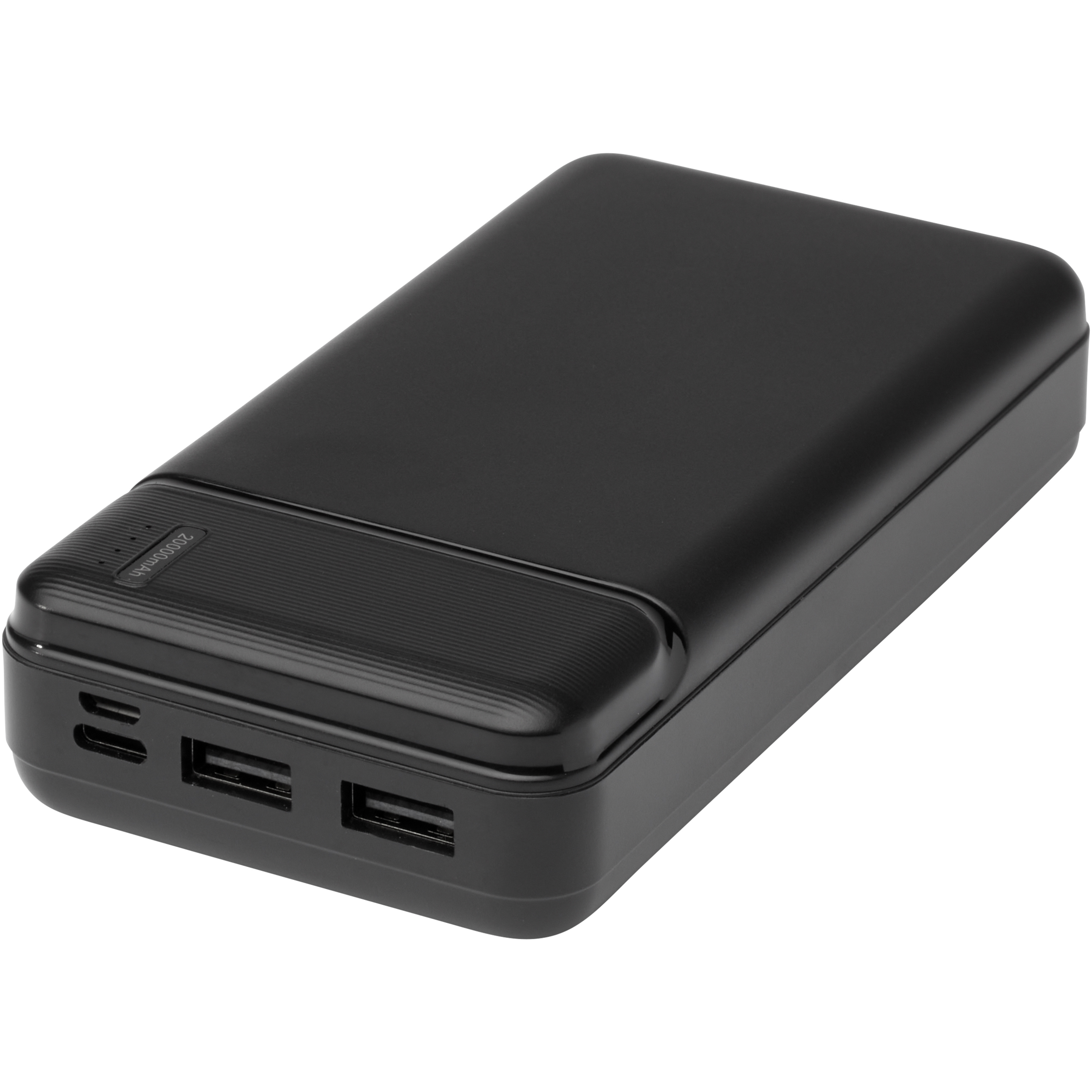 Banque d'énergie USB en plastique recyclé 20'000 mAh