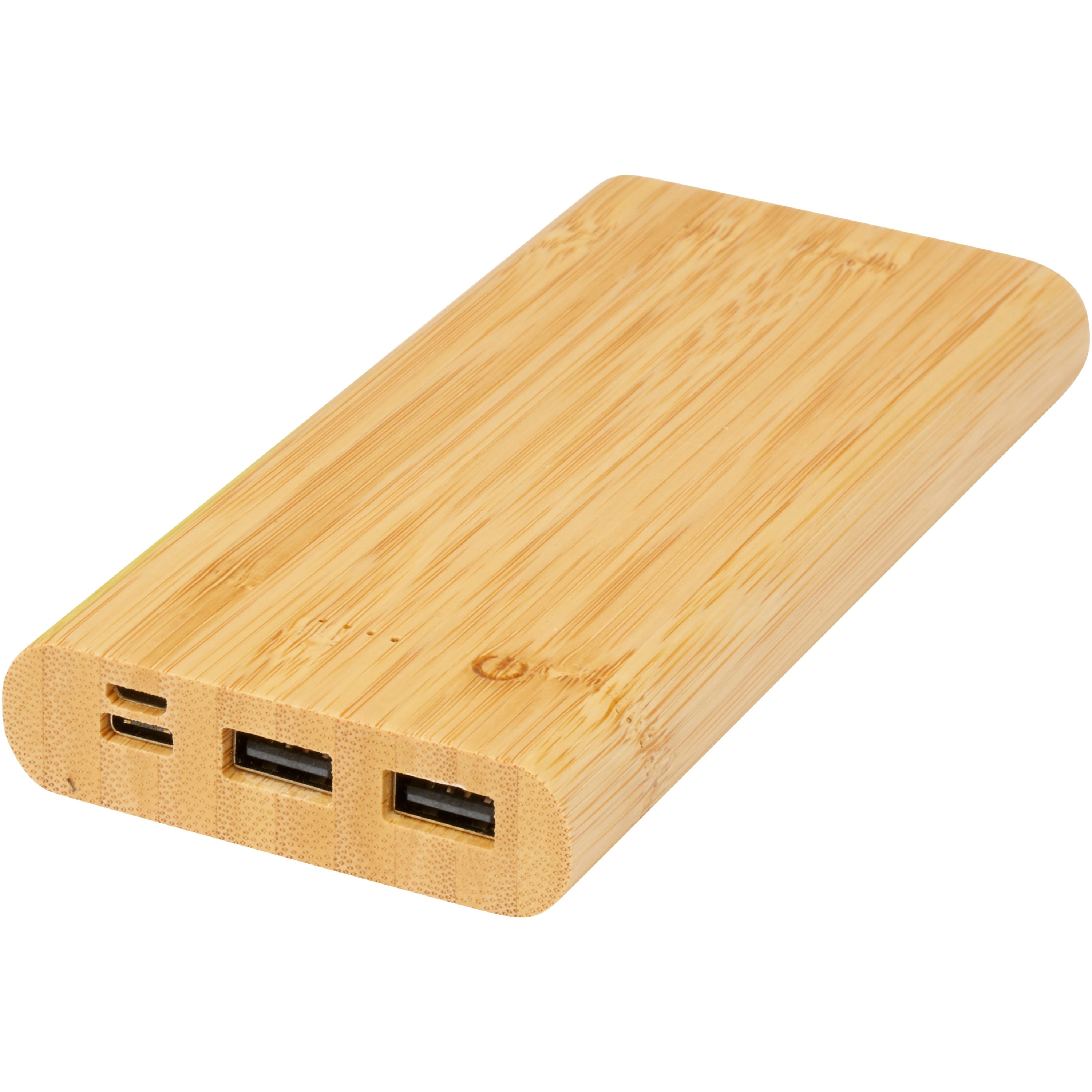 USB powerbank made of bamboo 10,000 mAh output Type-C 5V/3.1A