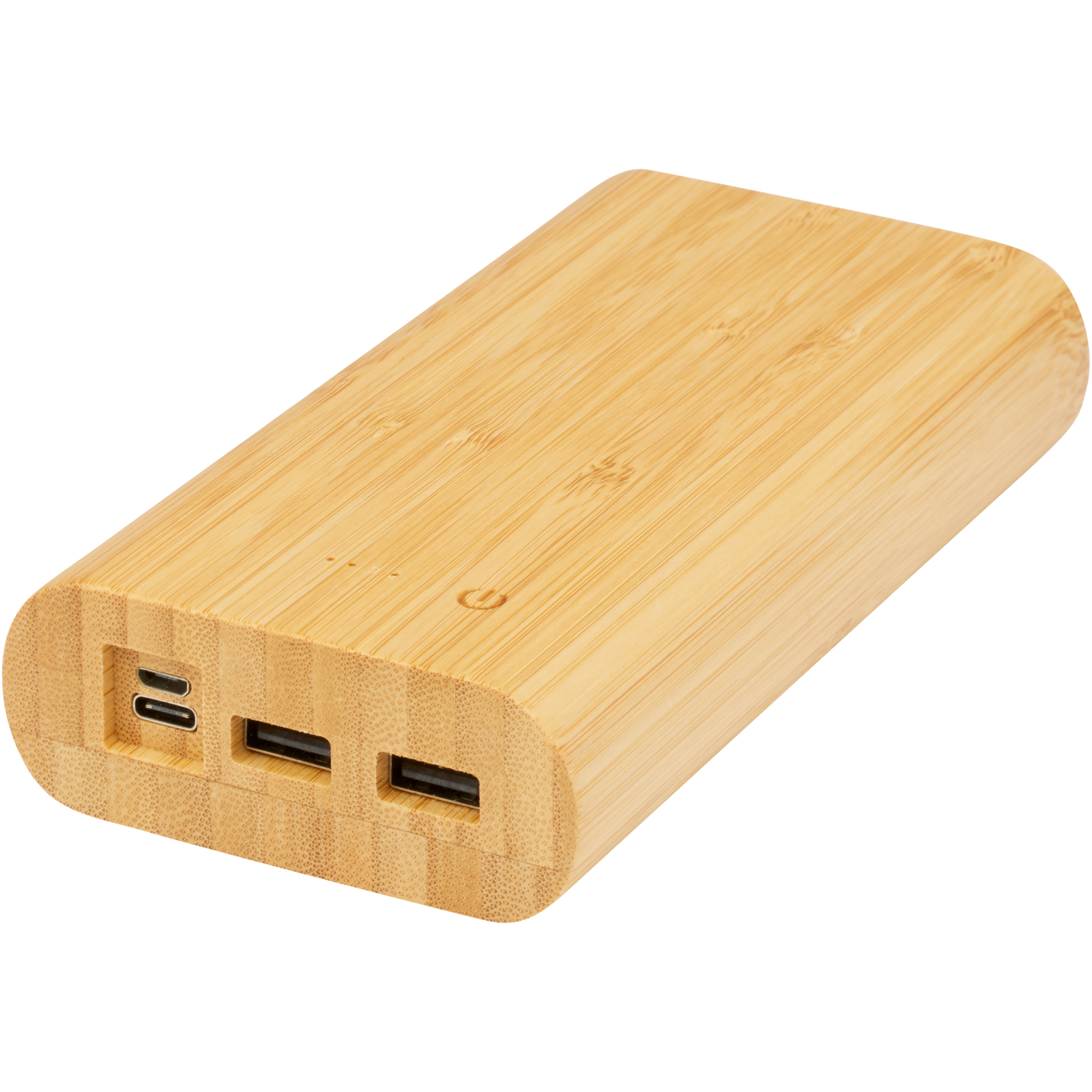 USB powerbank made of bamboo 20,000 mAh output Type-C 5V/3.1A