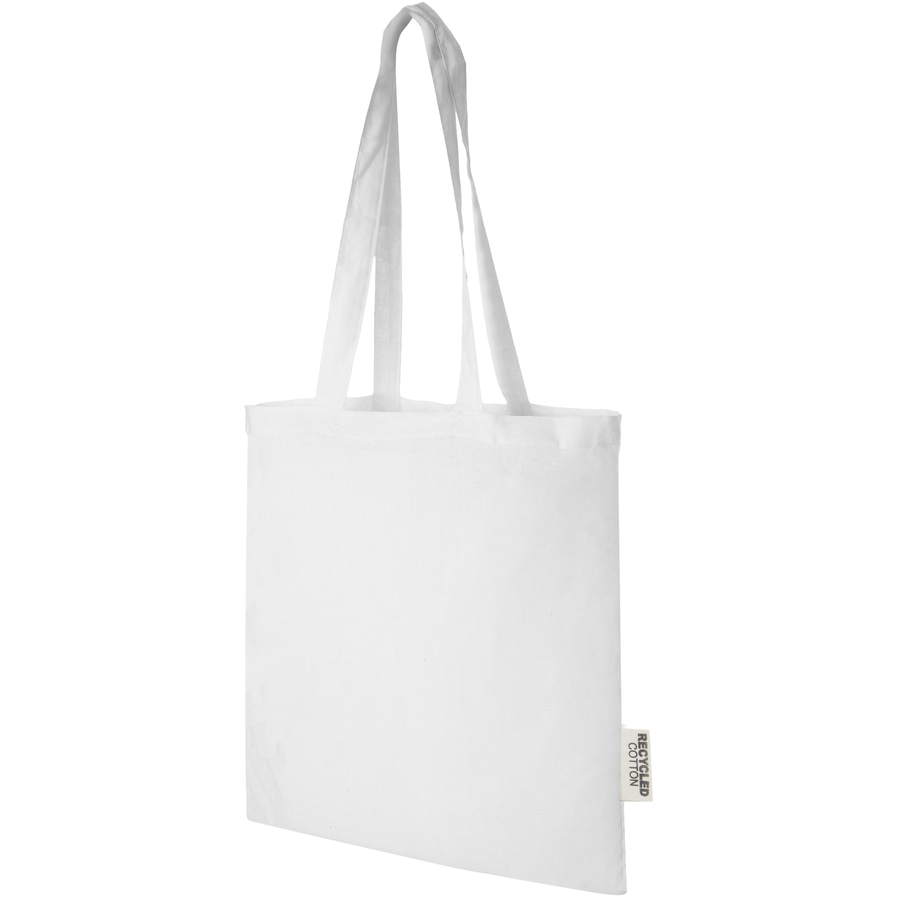 Shopping bag made of GRS-certified recycled cotton, 140 g/m², 38 × 42 cm, 7 L