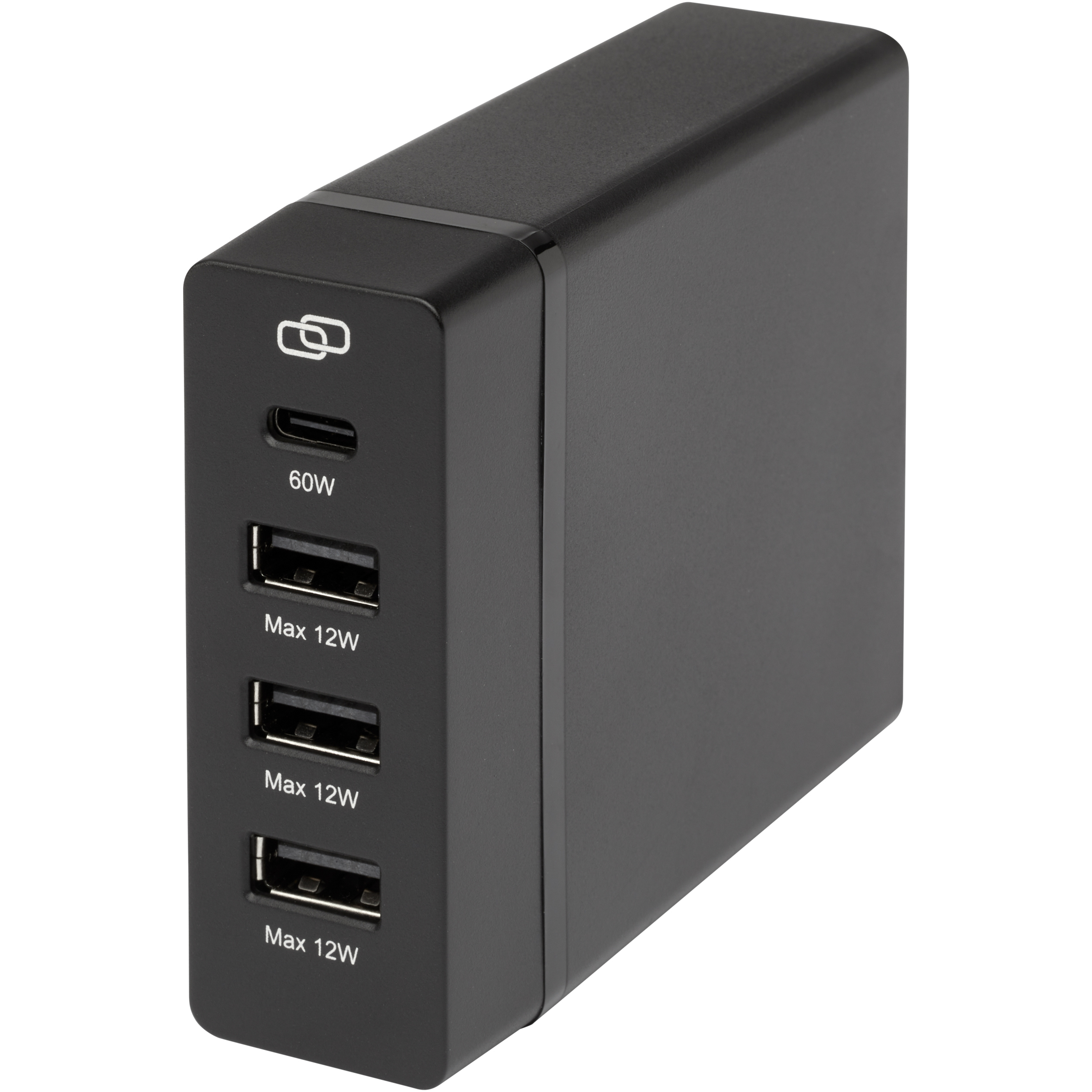 Wandladegerät aus recyceltem Kunststoff USB-A/USB-C Anschlüsse 72W