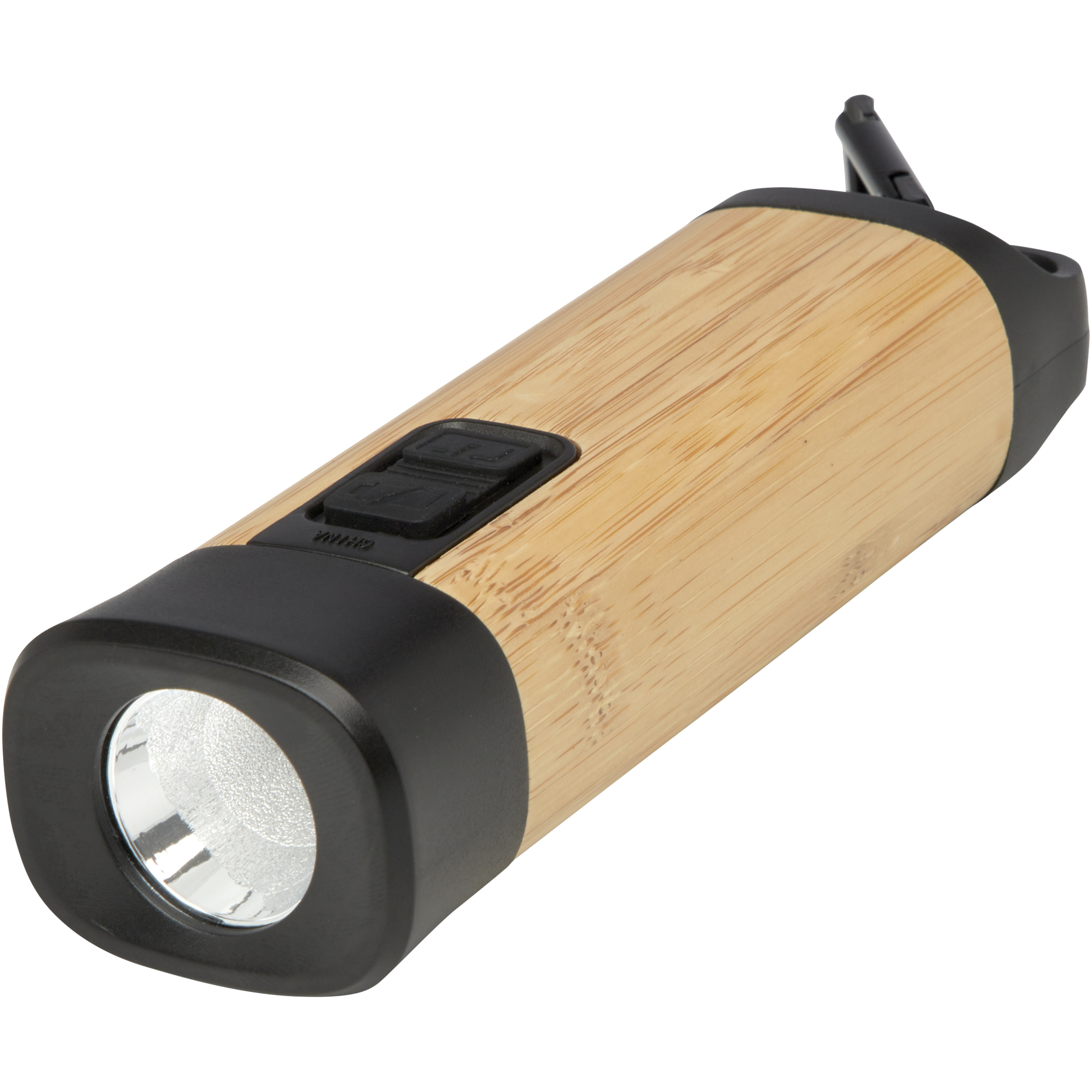 LED flashlight made from recycled plastic/bamboo 80 lumens