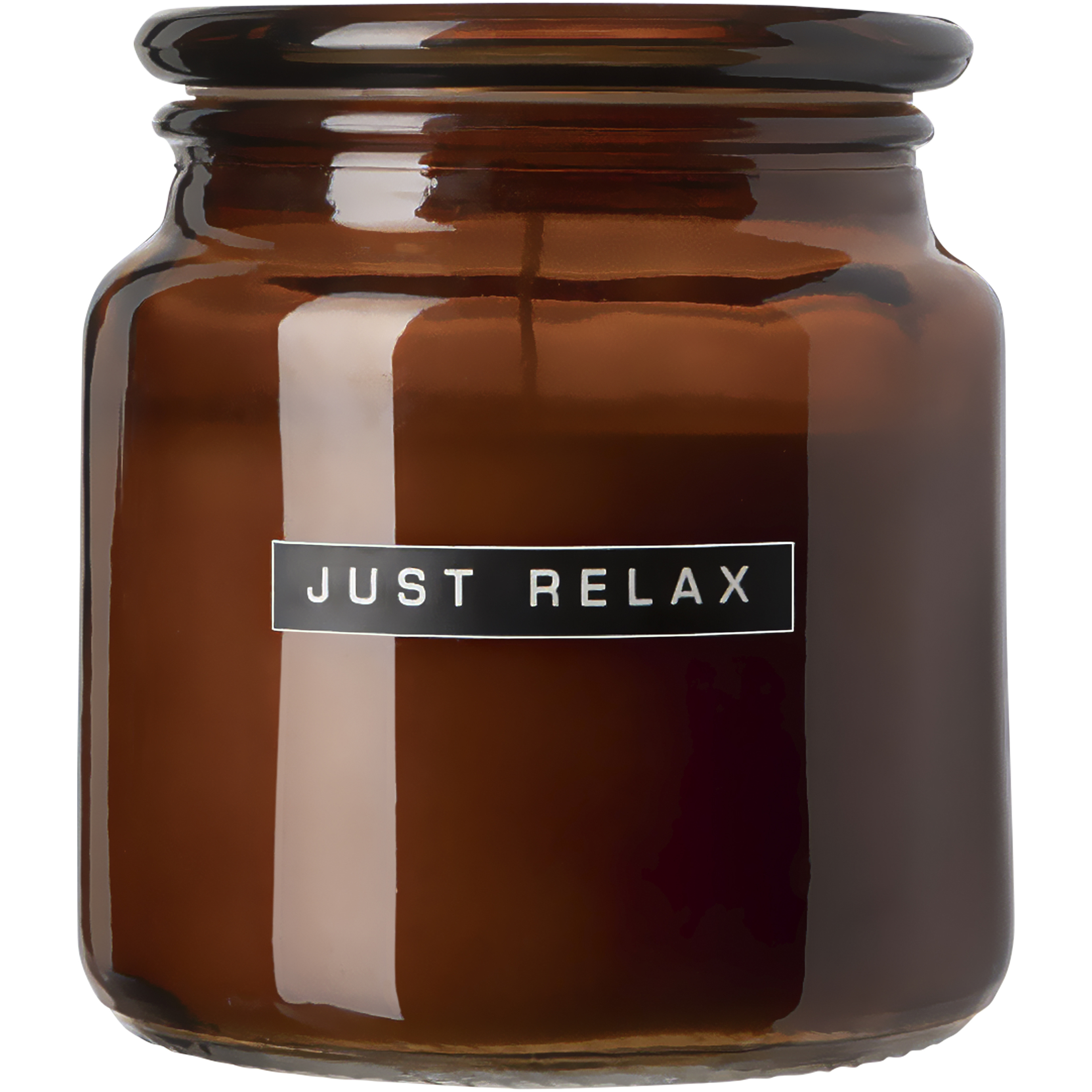 Wellmark scented candle with cedar wood fragrance